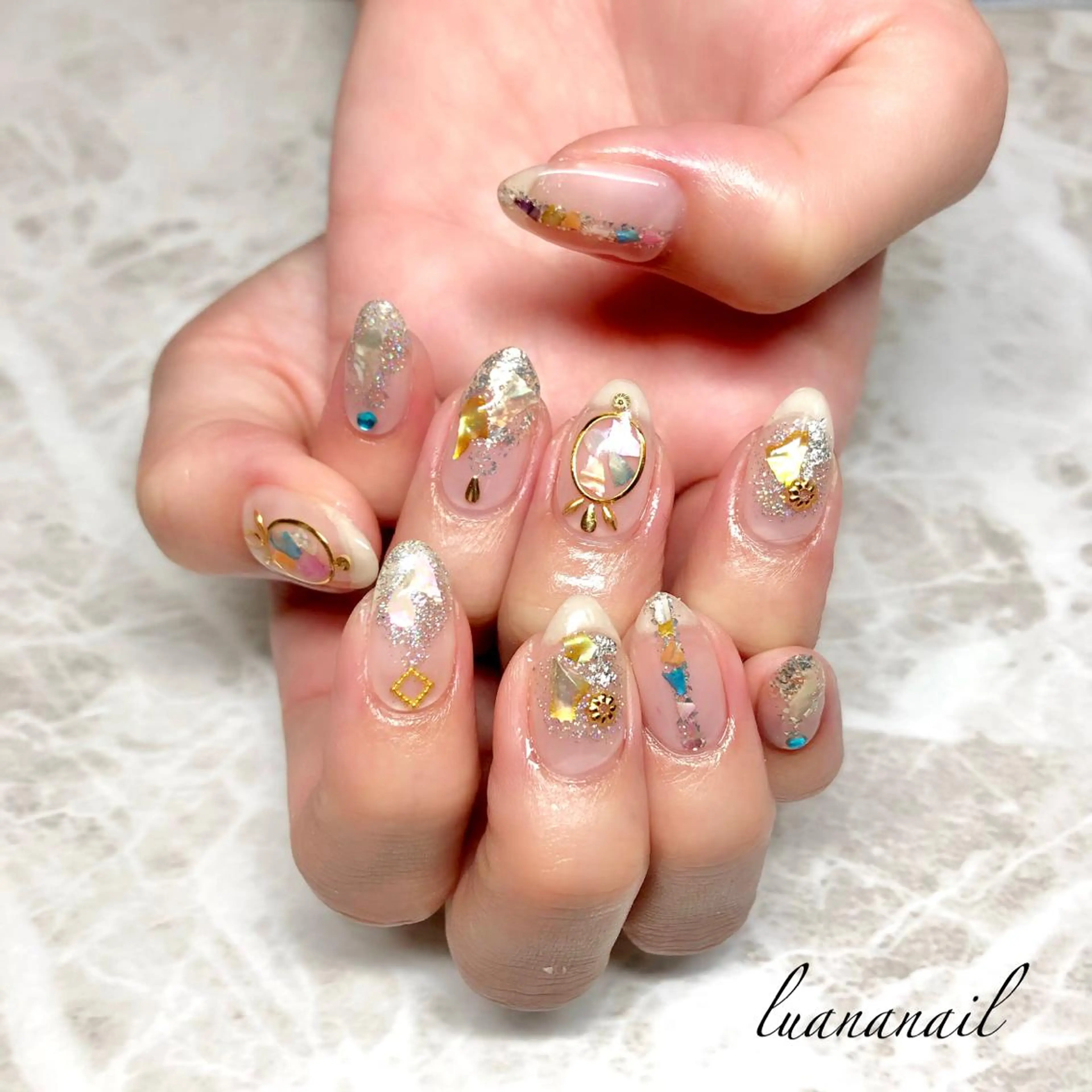 ネイル クリアネイル luana nailのネイルデザイン