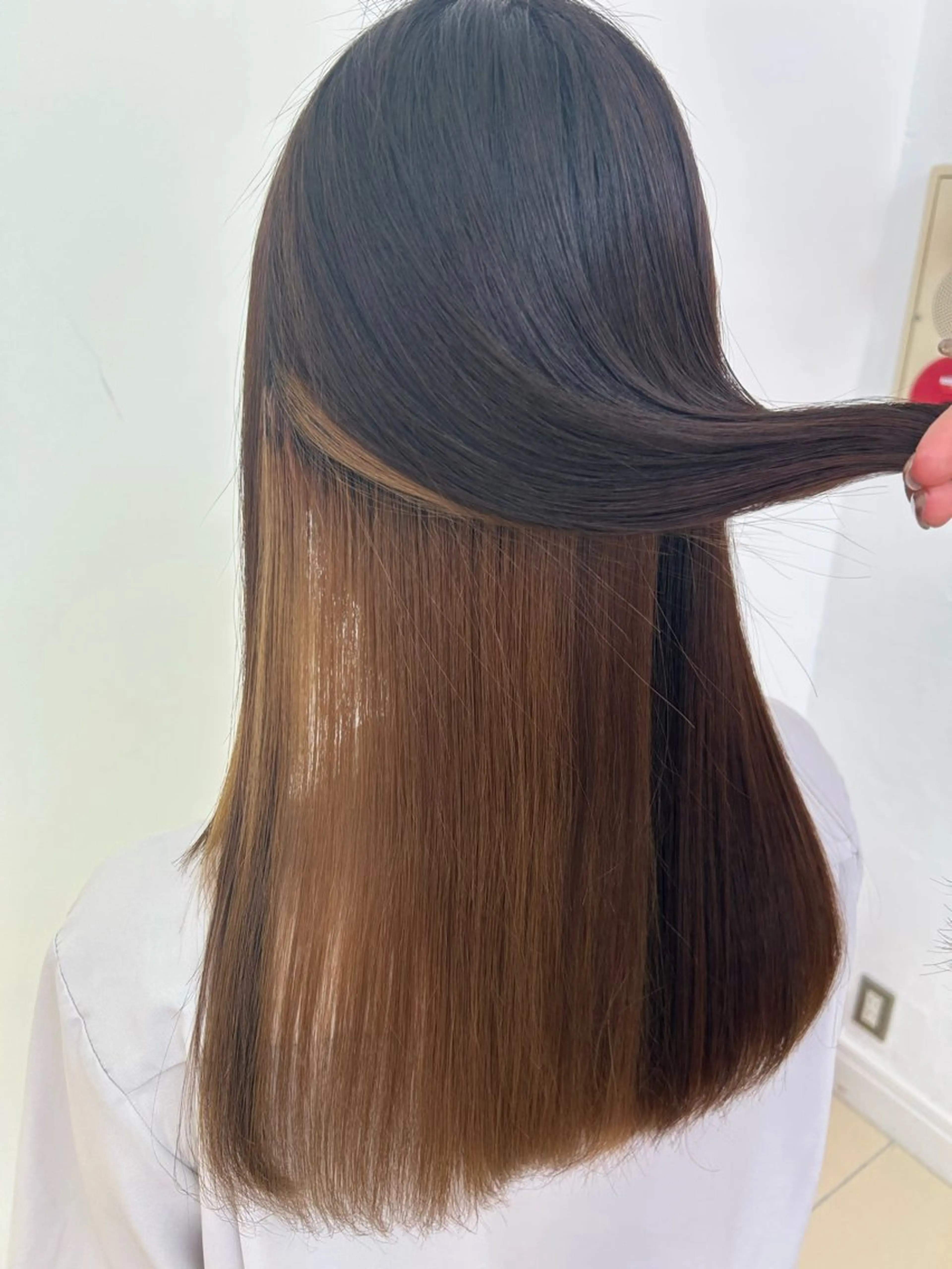 ロング パーマ 縮毛矯正 カット 縮毛矯正 《艶髪質改善》 かのん☽⑅ ˖のヘアスタイル