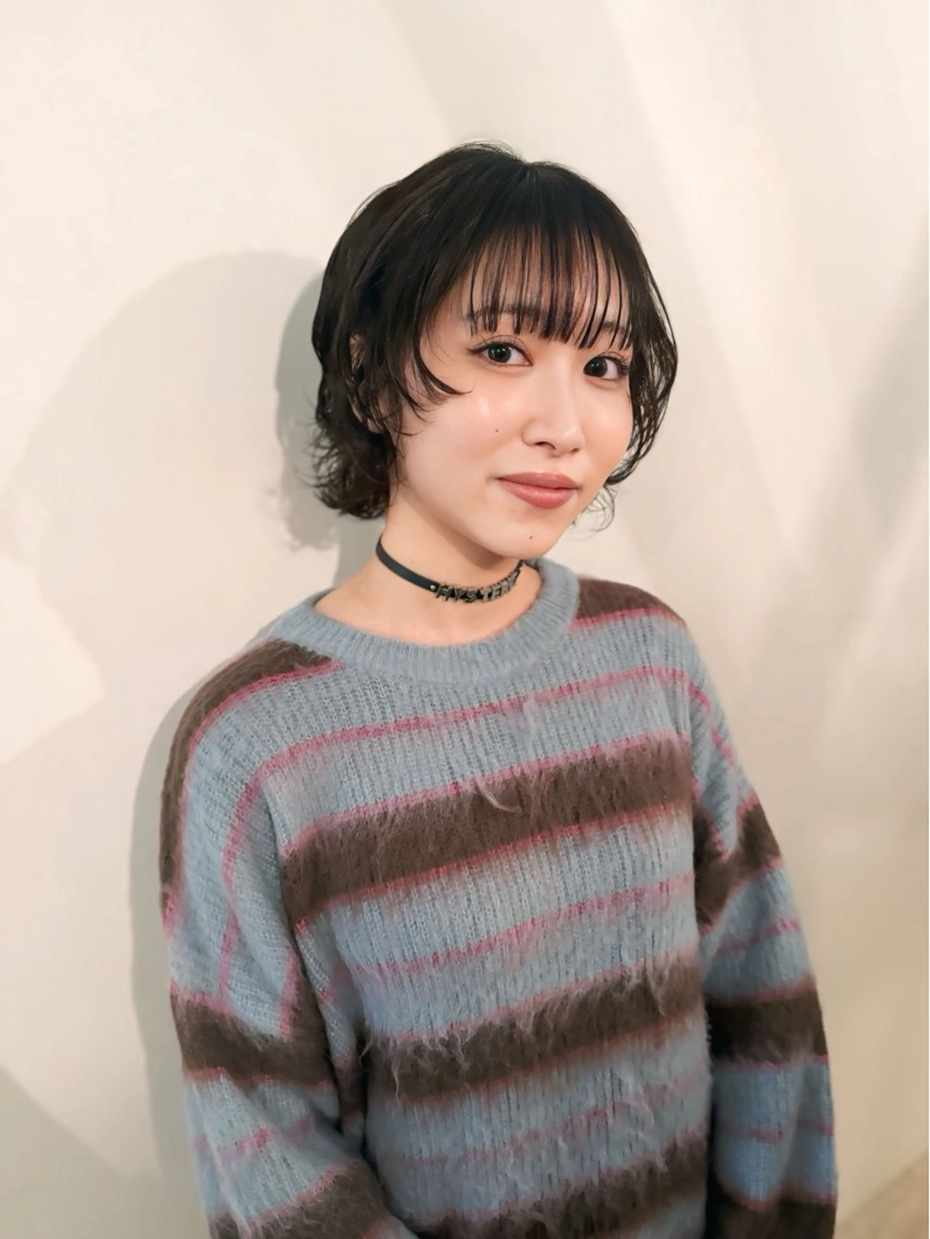 ミディアム パーマ ミディアムパーマ ウルフ/似合わせ レイヤー/RIHOのヘアスタイル