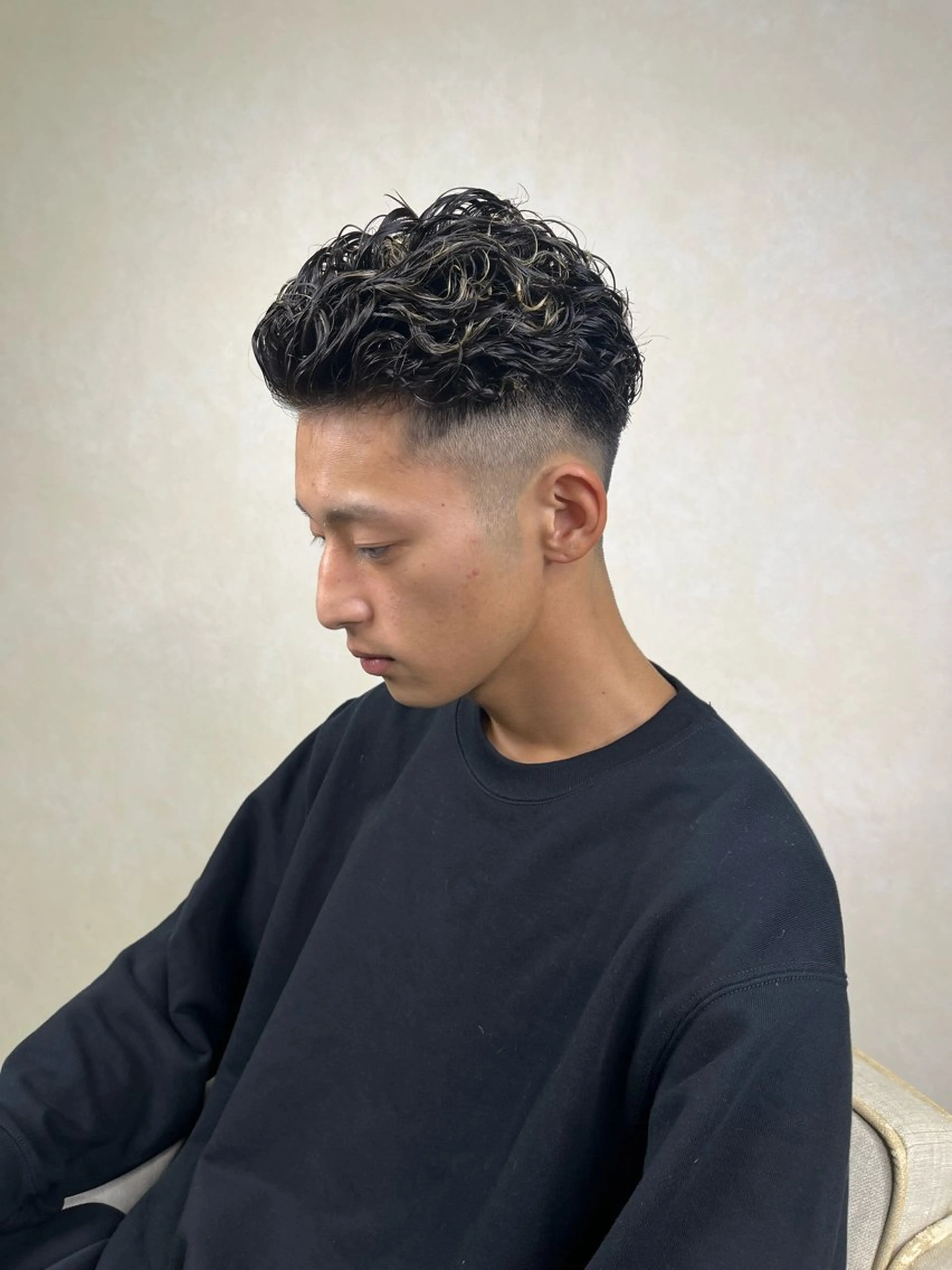 ショート パーマ メンズ メンズパーマ カット パーマ メンズ特化✨パーマス タイル大得意安田海斗のヘアスタイル