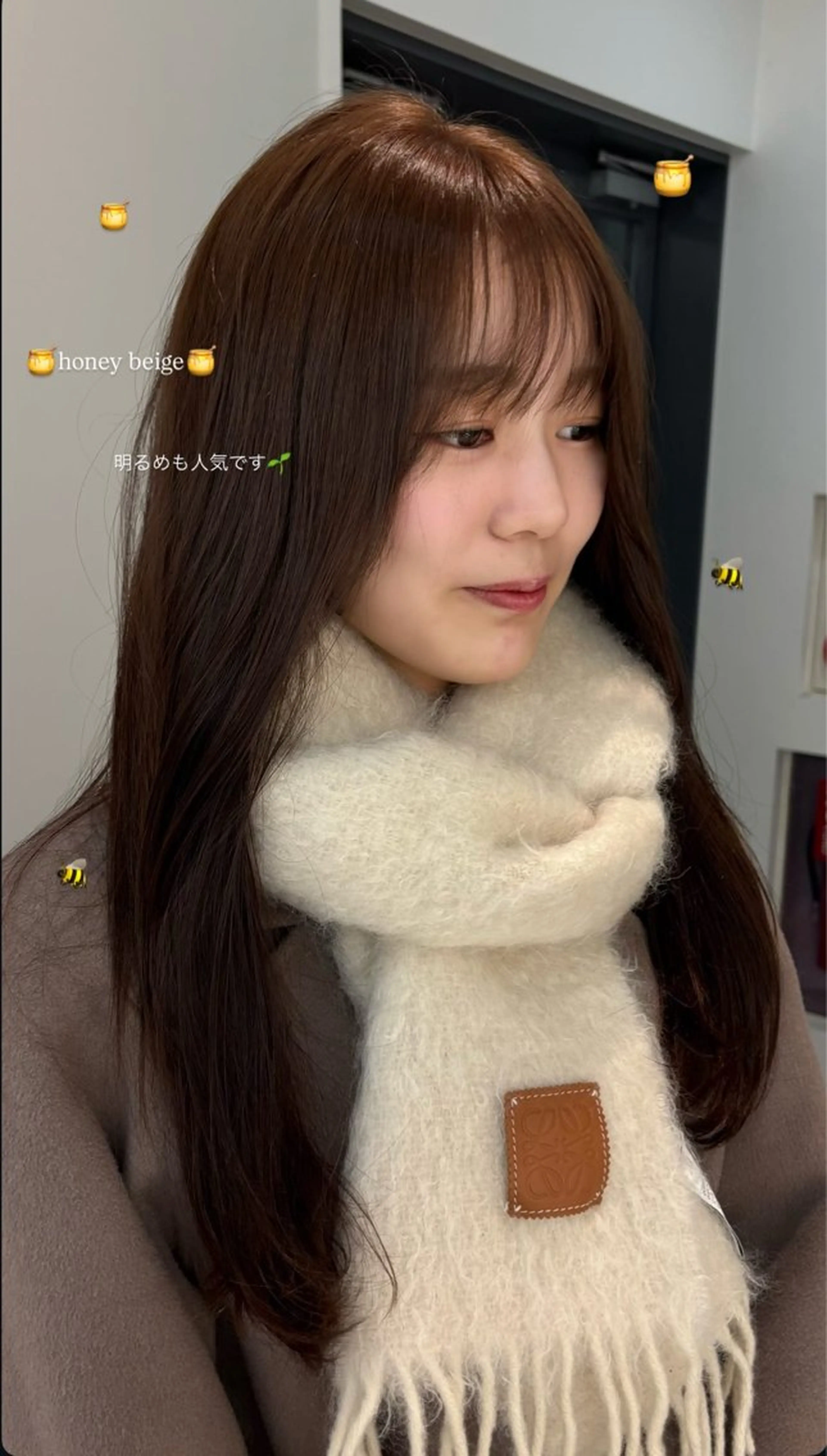 ロング ヘアカラー 艶髪໒꒱／透明感 カラー🍀_そら🪽のヘアスタイル