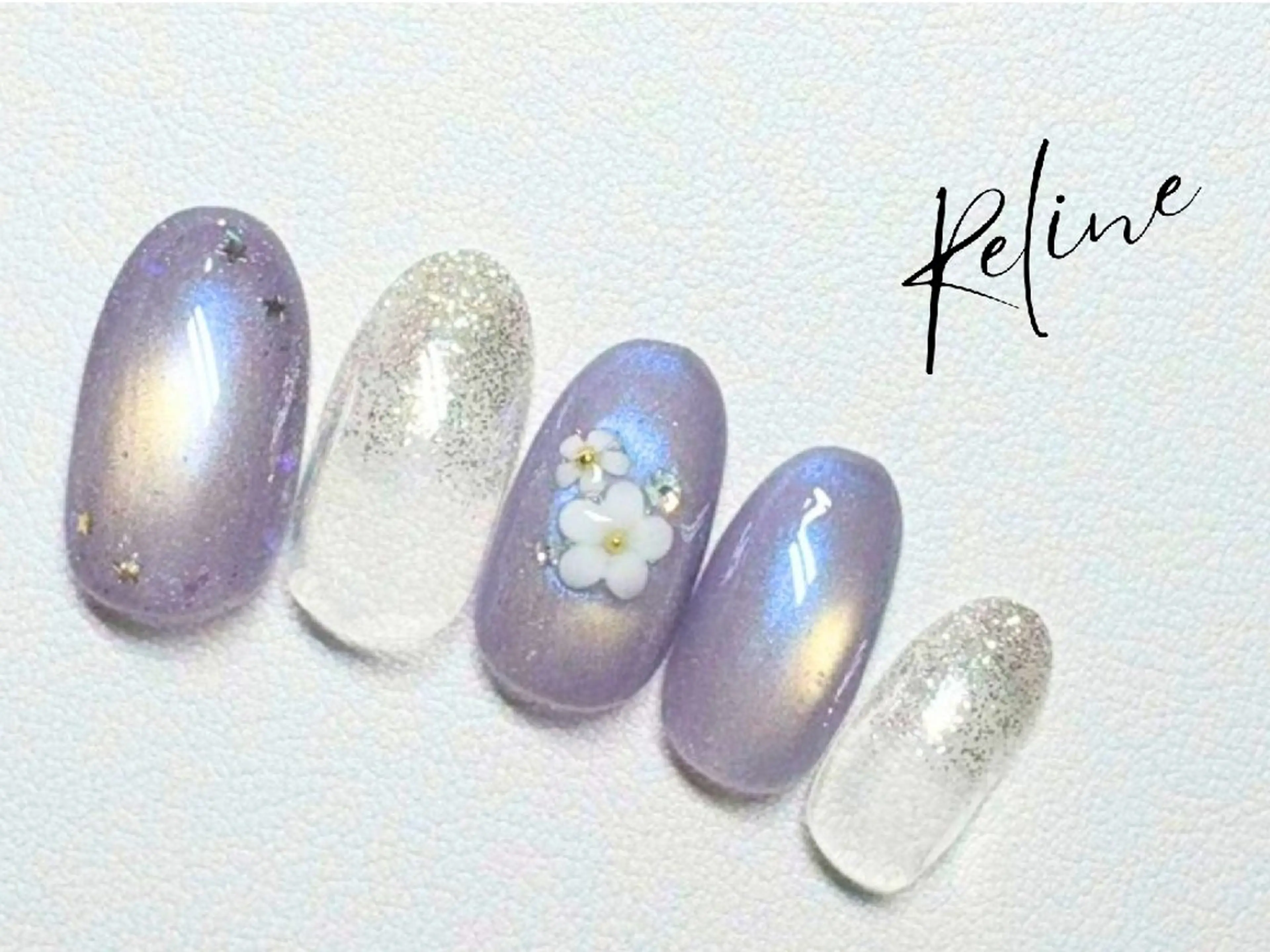 ネイル 春ネイル Reline まつげ、ネイルの眉毛・アイブロウイメージ