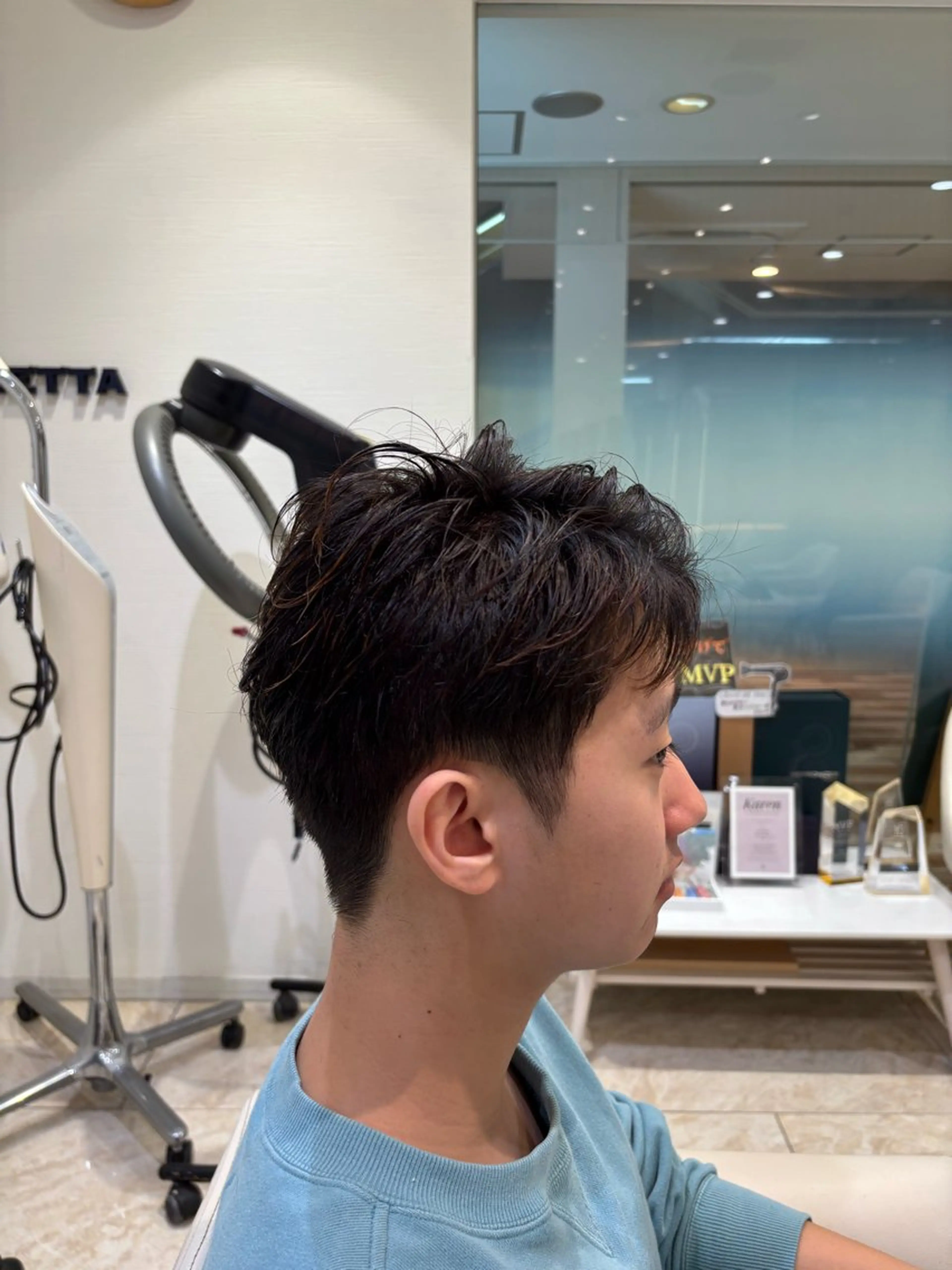 パーマ メンズ 🌼丸みボブ🌼 ショート　柏木結太のヘアスタイル