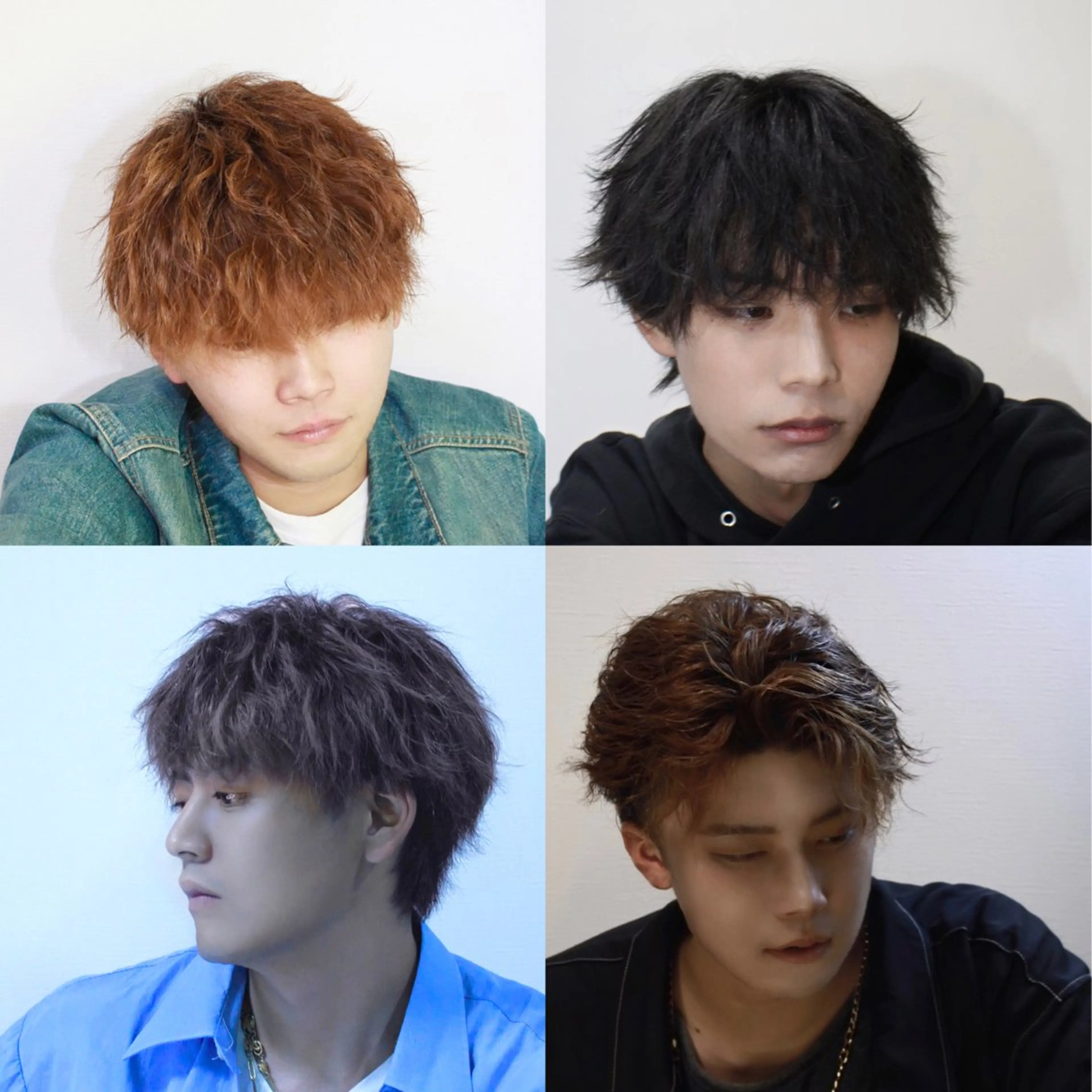 カラー パーマ メンズ メンズ/心斎橋 /韓流/藤本理希のヘアスタイル