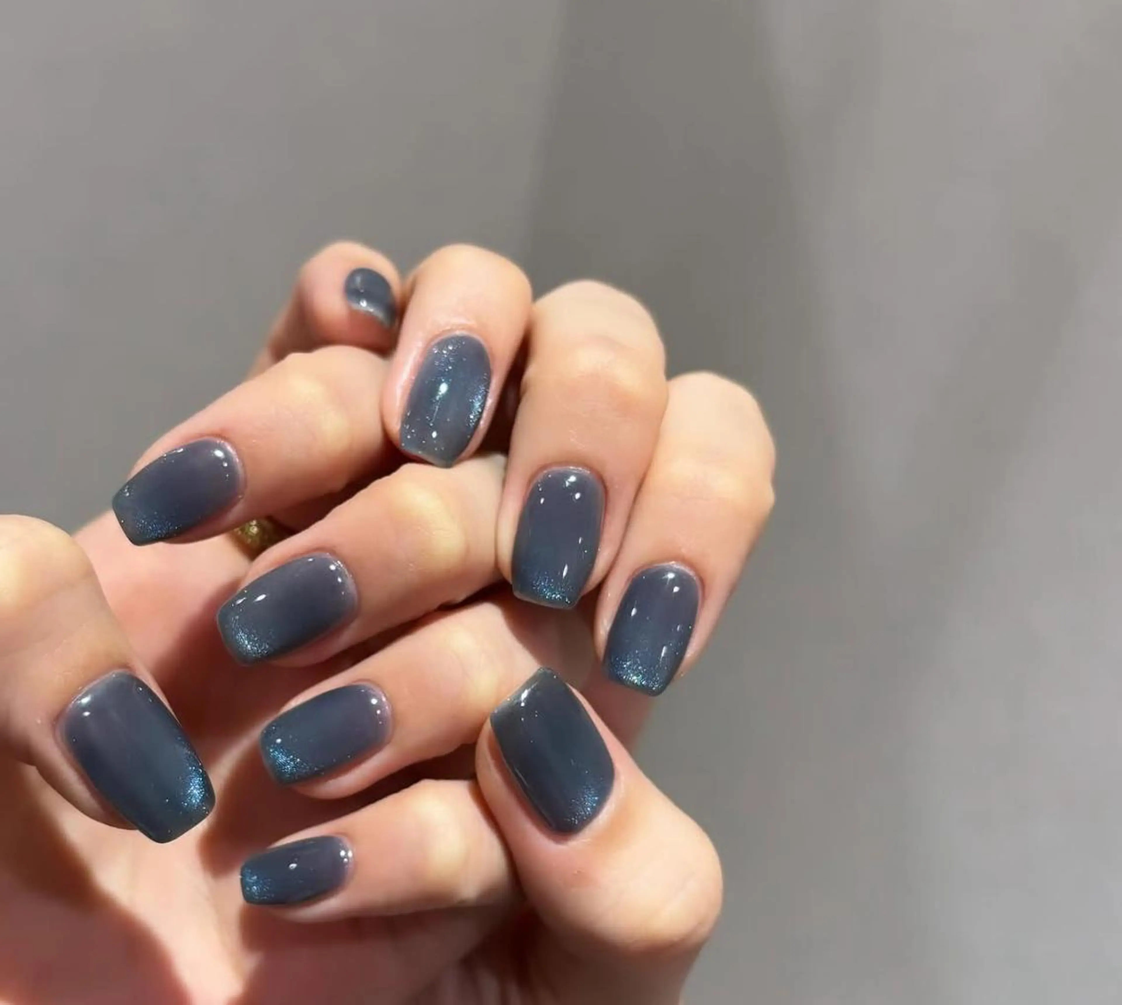 ネイル フラッシュネイル マグネットネイル ワンカラーネイル ハンドネイル 💎ネイル マジック💎のネイルデザイン