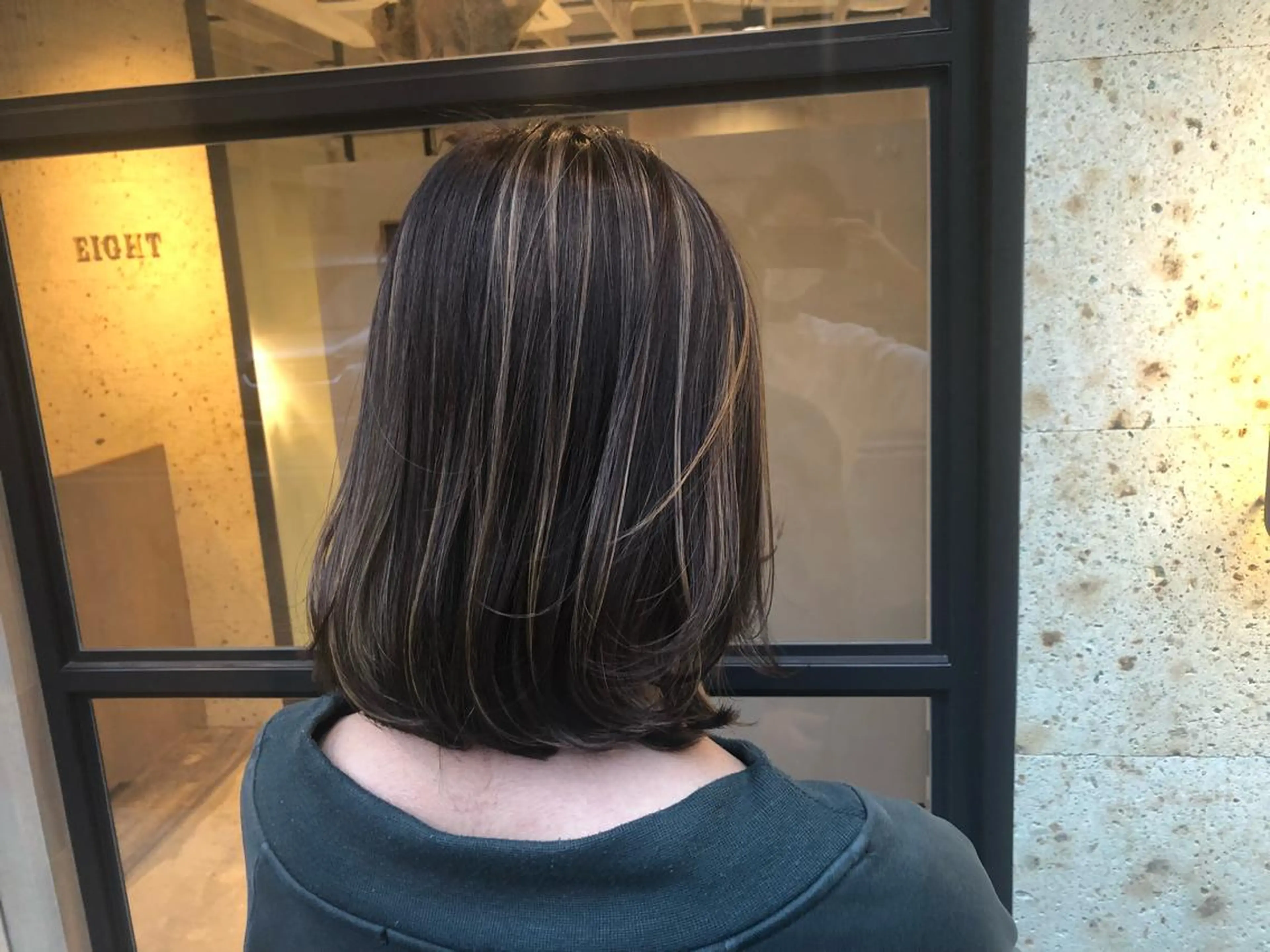ミディアム カラーモデル募集中 美容室ハピスのヘアスタイル