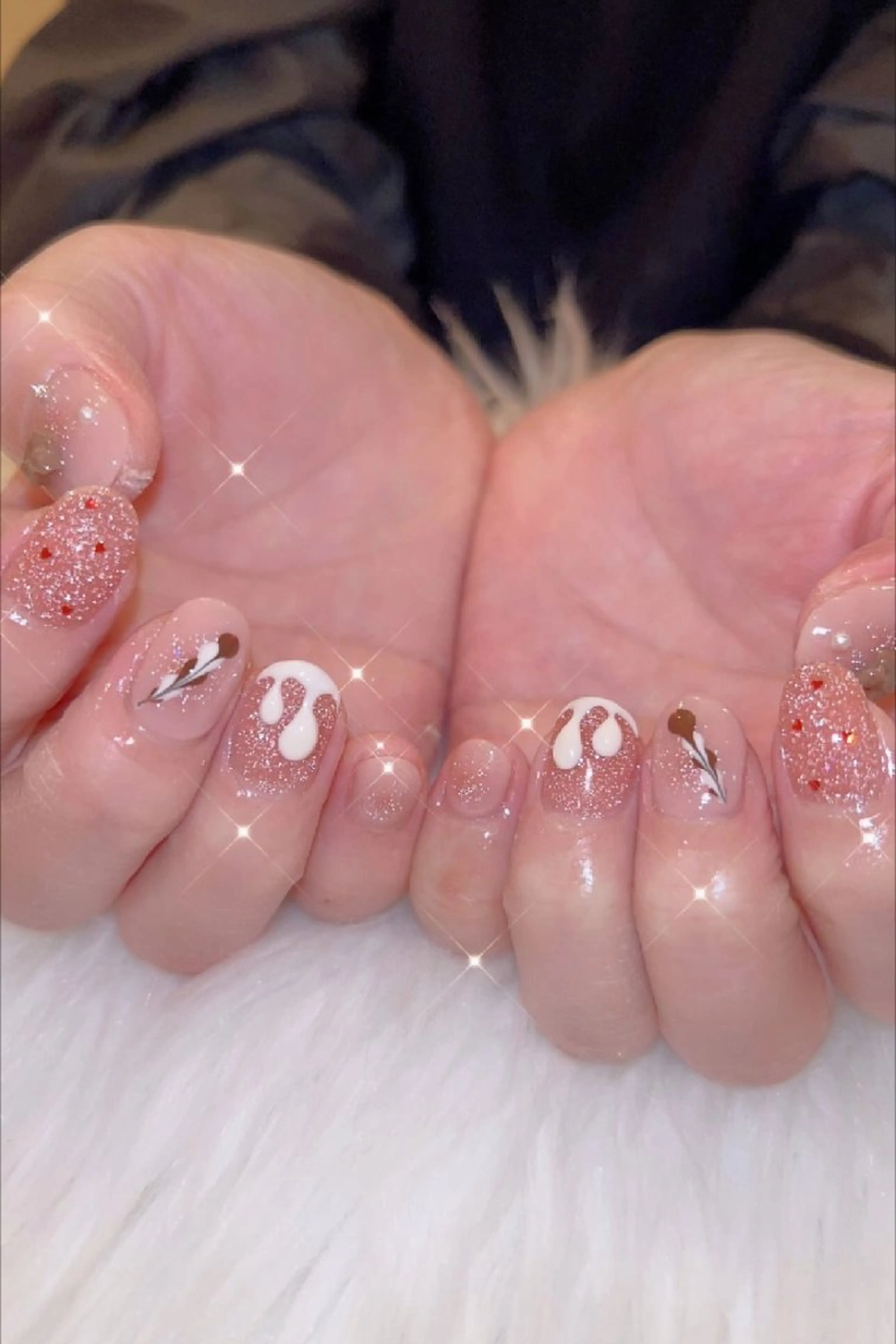 ネイル アートネイル バレンタイン ハンドネイル I LOVE ME NAIL.｡.:*♡のネイルデザイン