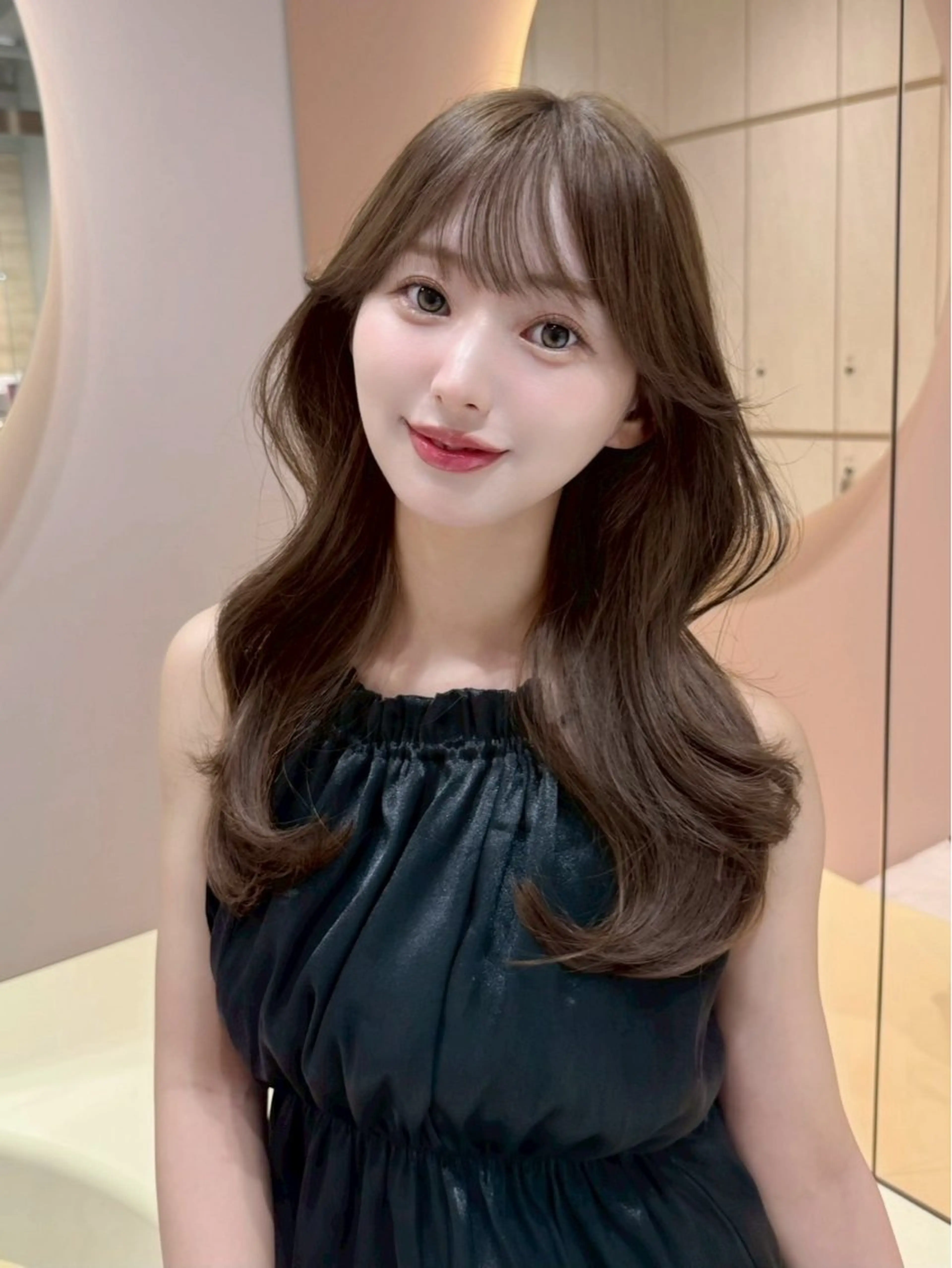 ロング カラー カット ヘアカラー 【韓国/レイヤー/ カラー】新井 望乃果のヘアスタイル