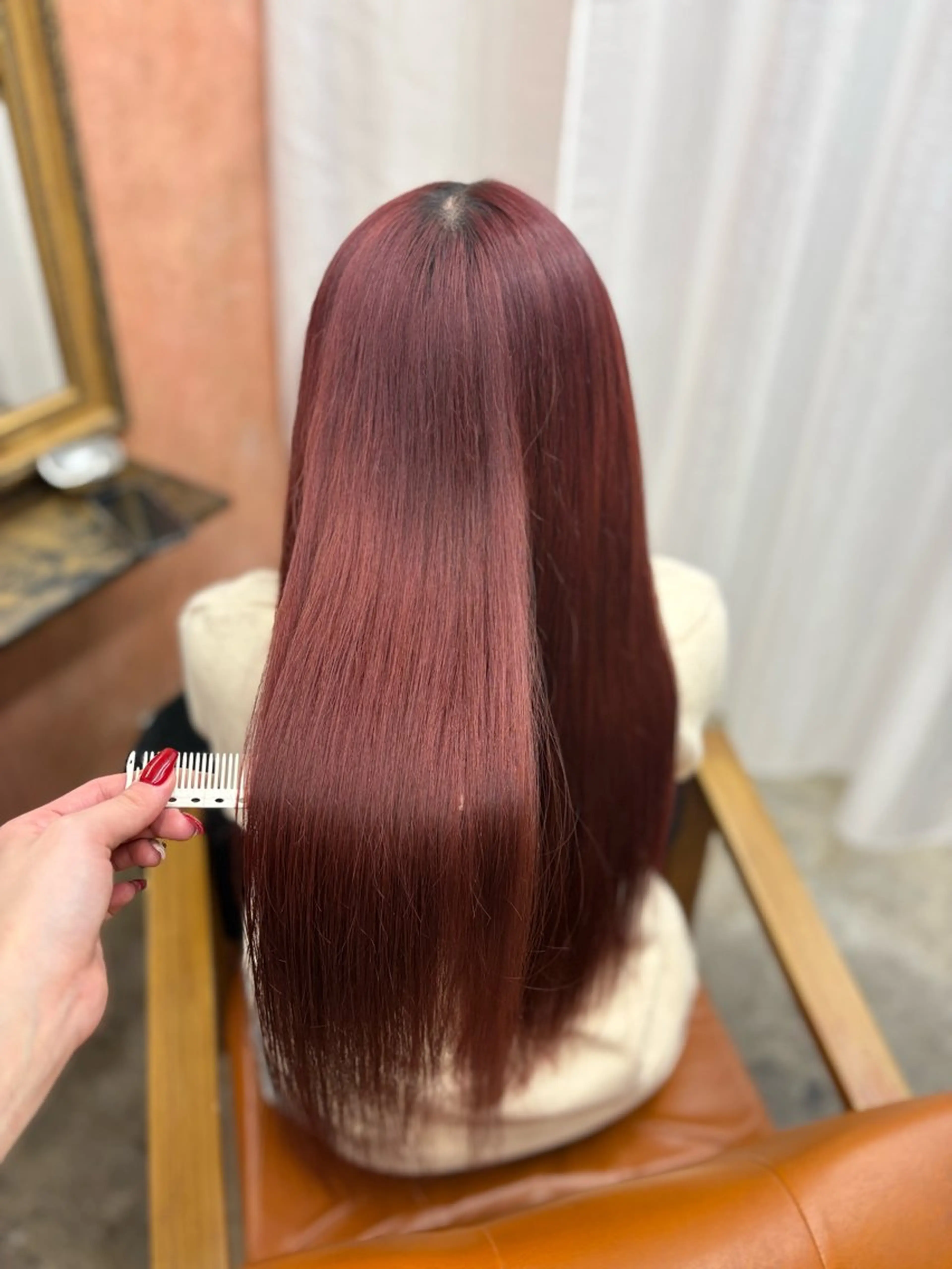 ロング ヘアカラー トリートメント Retsu /UniQのヘアスタイル