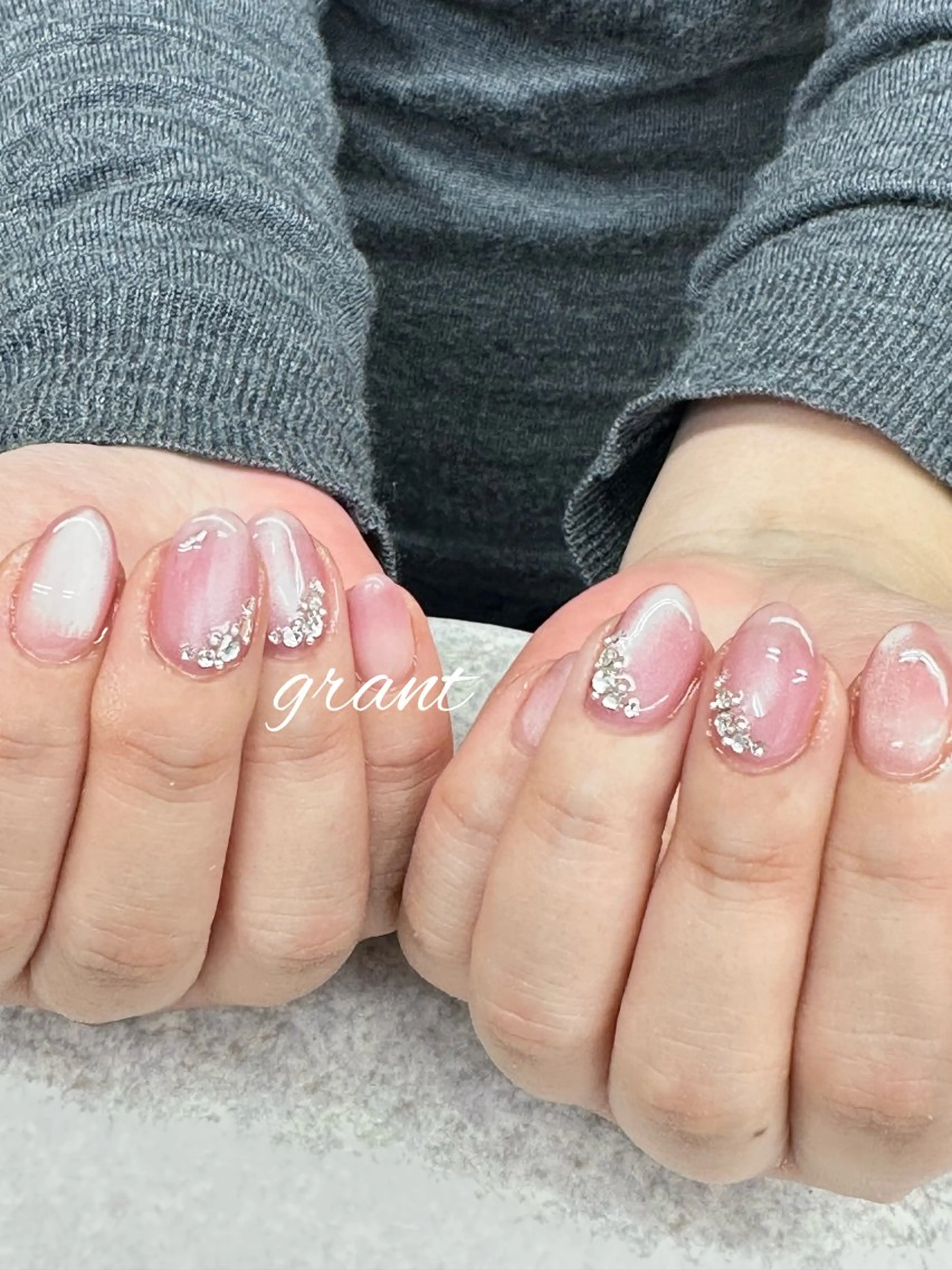 ネイル シンプルネイル 春ネイル ハンドネイル nailsalon grantのネイルデザイン