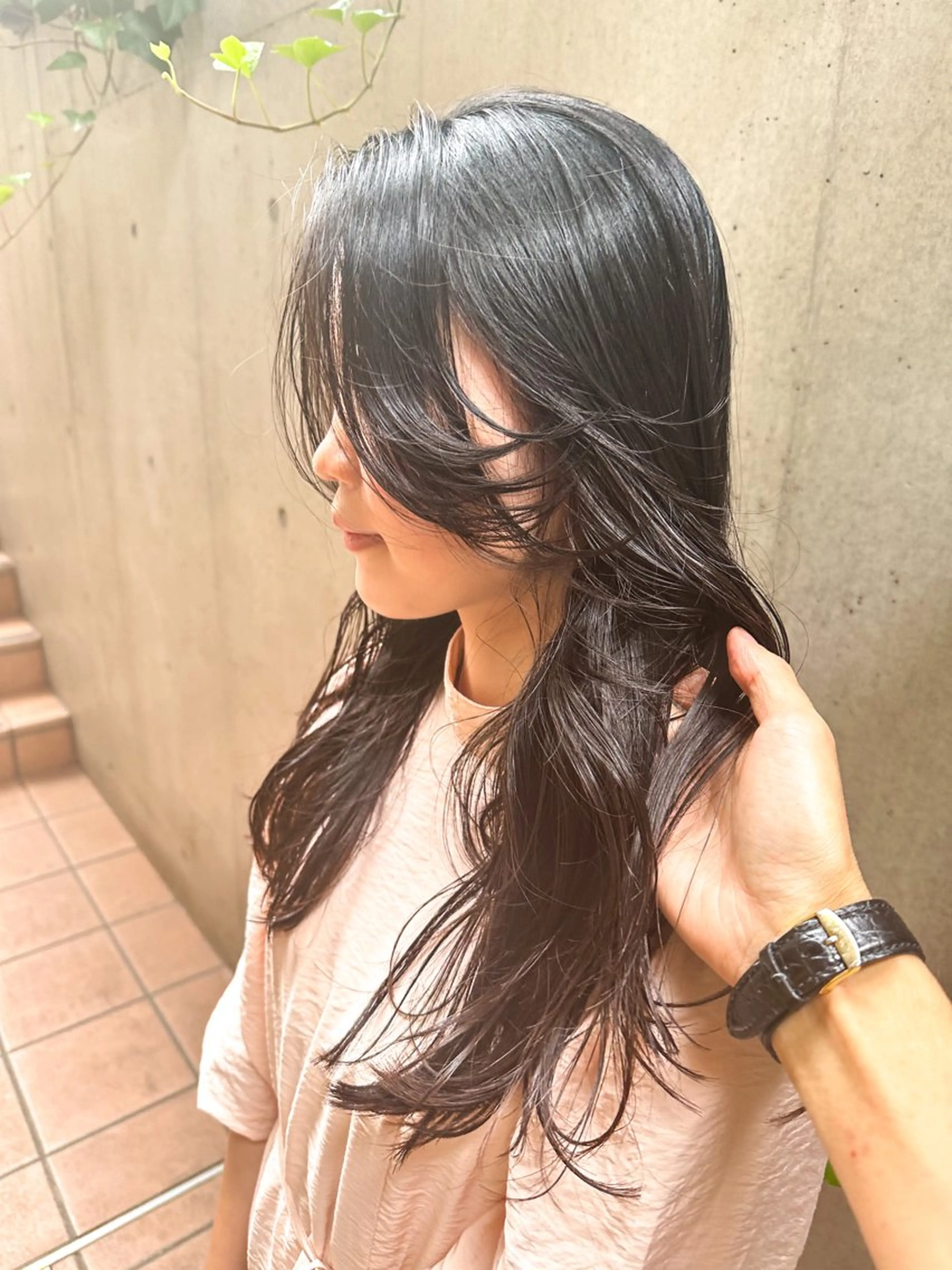 ロング パーマ 似合わせカット /パーマ岡本淳平のヘアスタイル