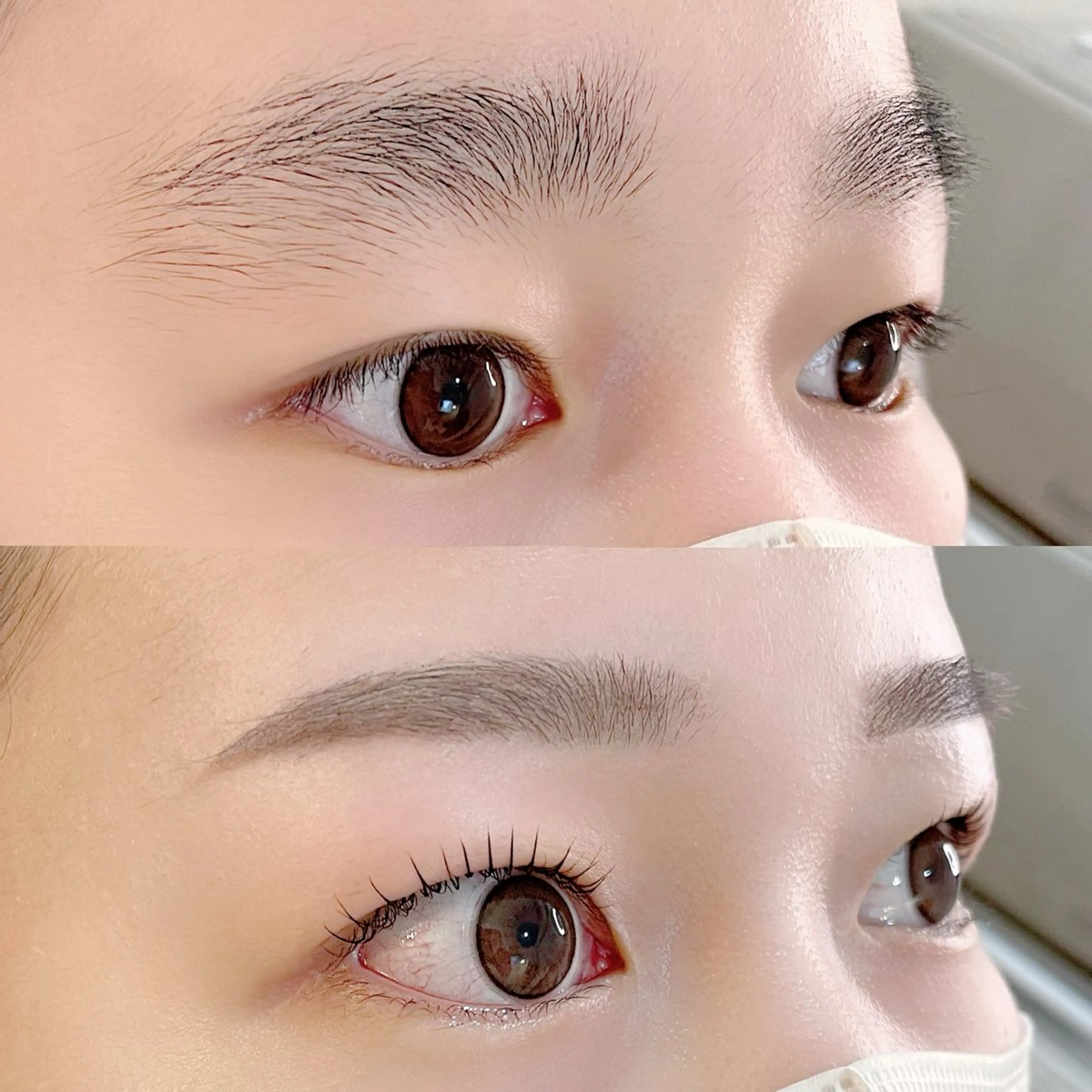 まつ毛パーマ(トリートメント付き)+アイブロウWAXの写真