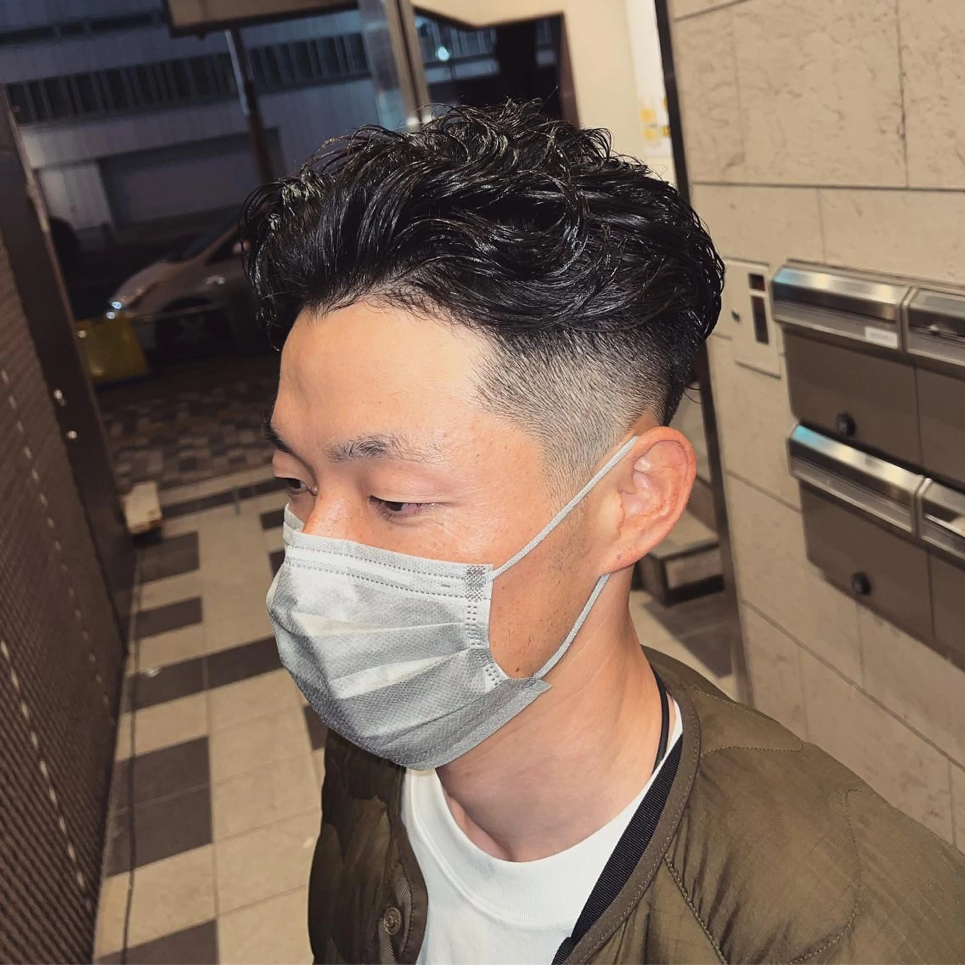 ショート パーマ メンズ 立川/メンズパーマ 厚進太郎のヘアスタイル