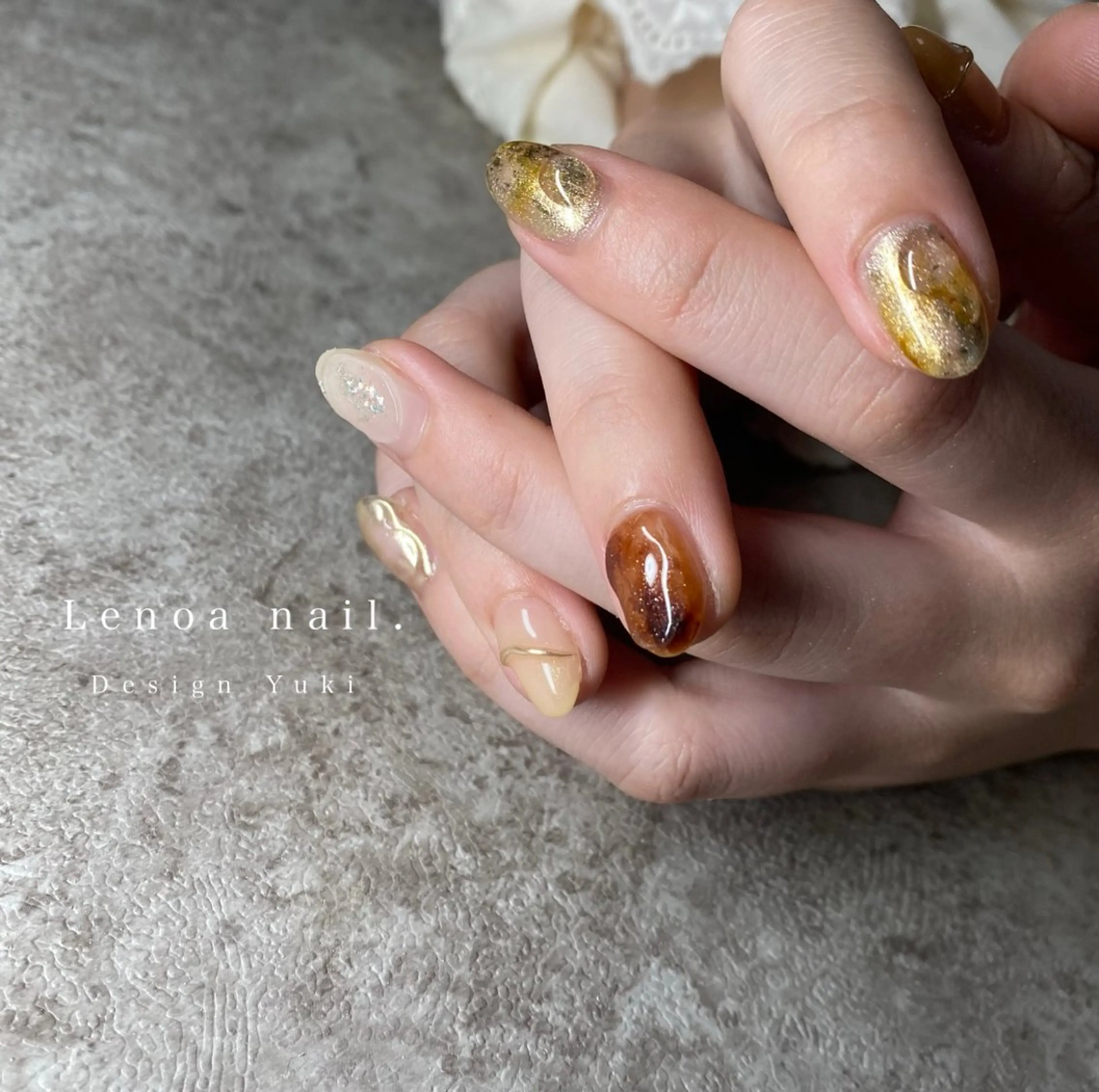 ネイル ハンドネイル Lenoa Yukiのネイルデザイン