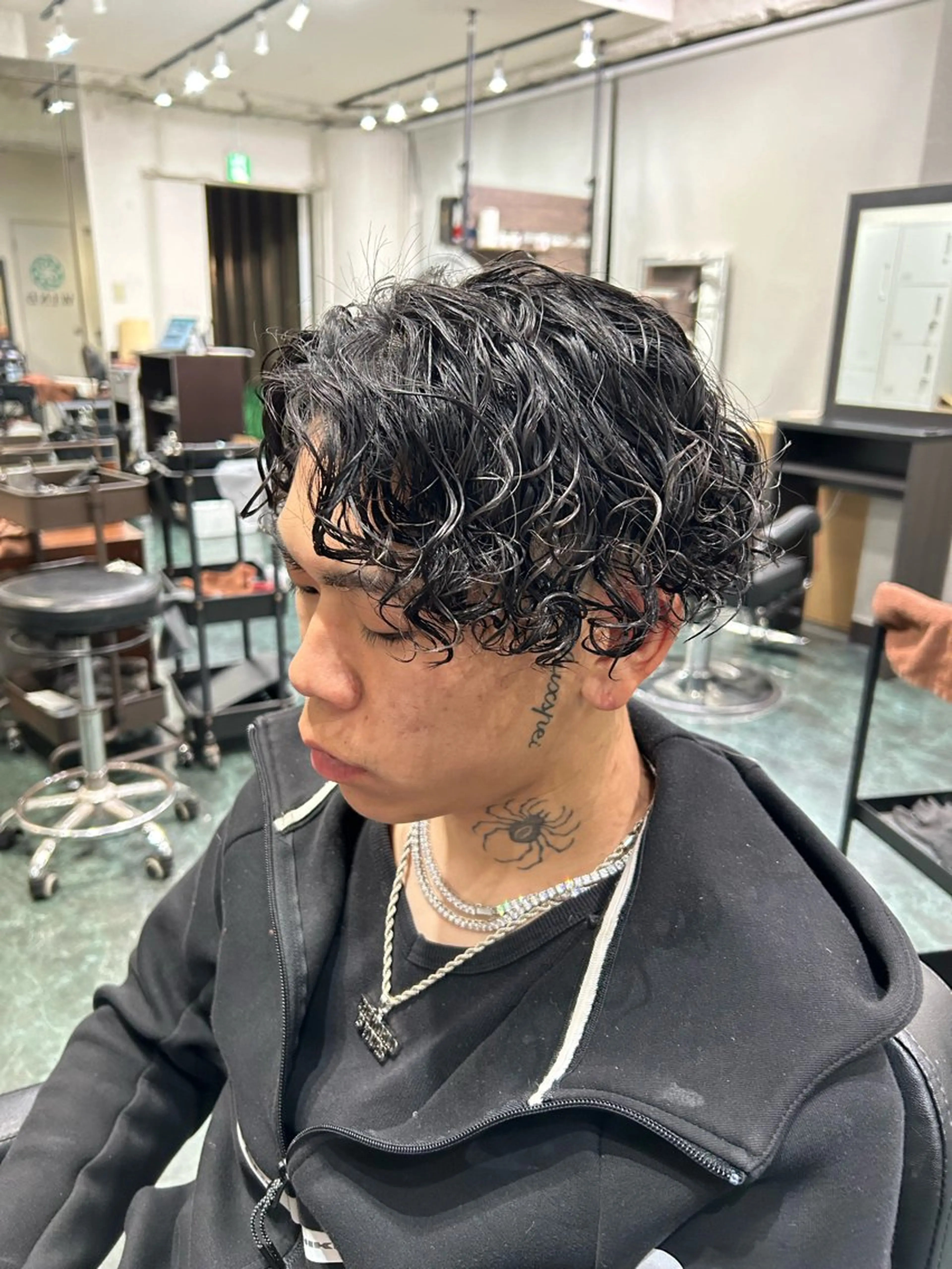 パーマ メンズ メンズ美容室 難波北川司のヘアスタイル