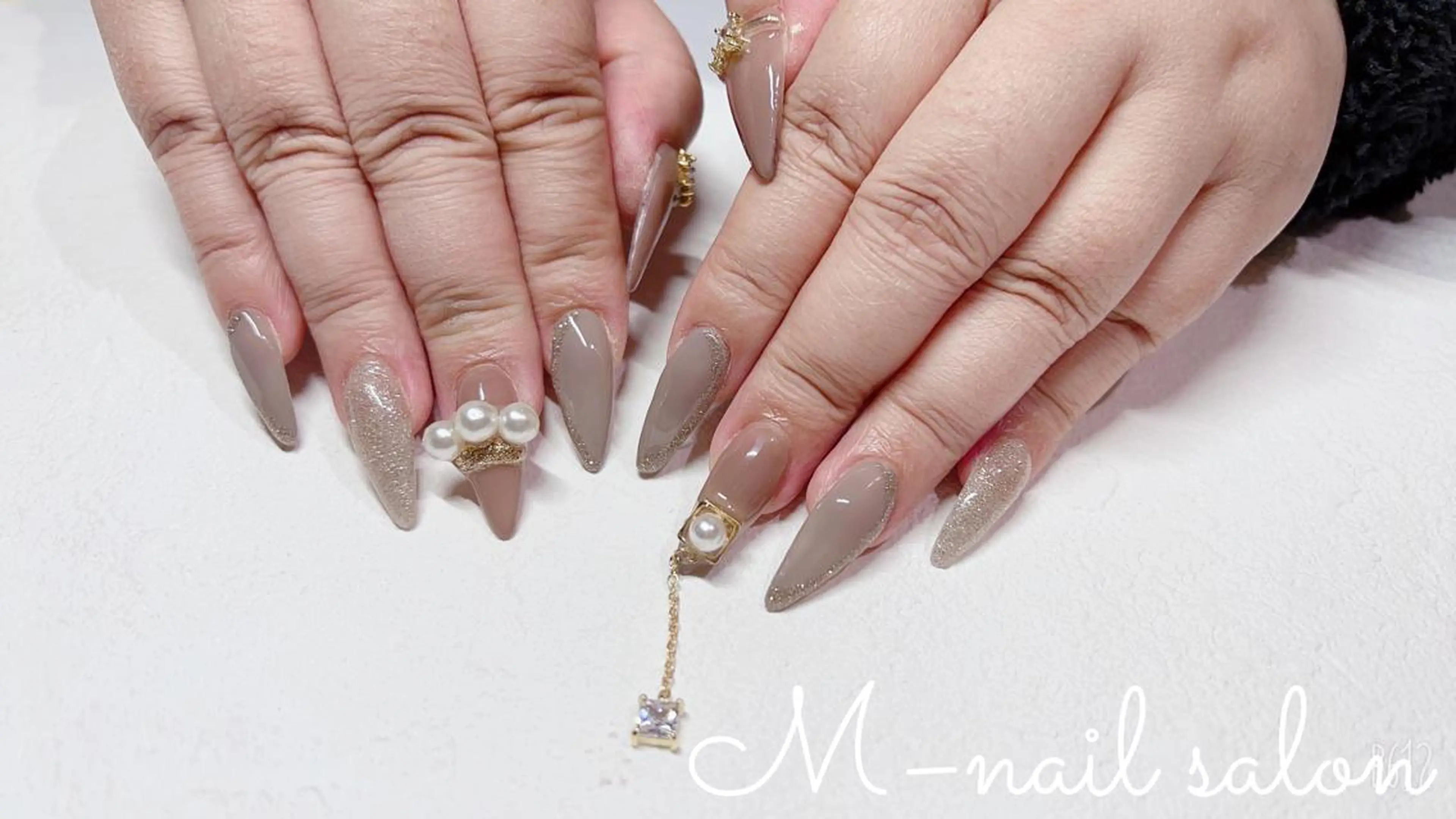 ネイル スカルプネイル M_ nail salonのネイルデザイン