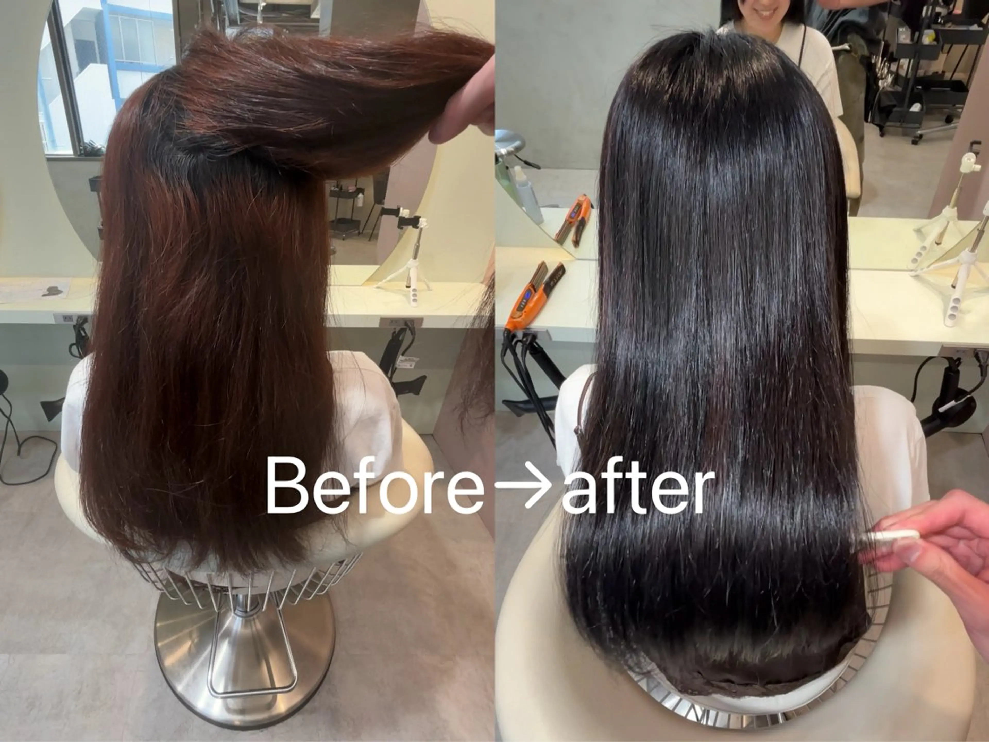 ロング ヘアアレンジ 髪質改善 縮毛矯正 カット 縮毛矯正 トリートメント 美髪縮毛矯正/ 髪質改善/吉田光佑のヘアスタイル
