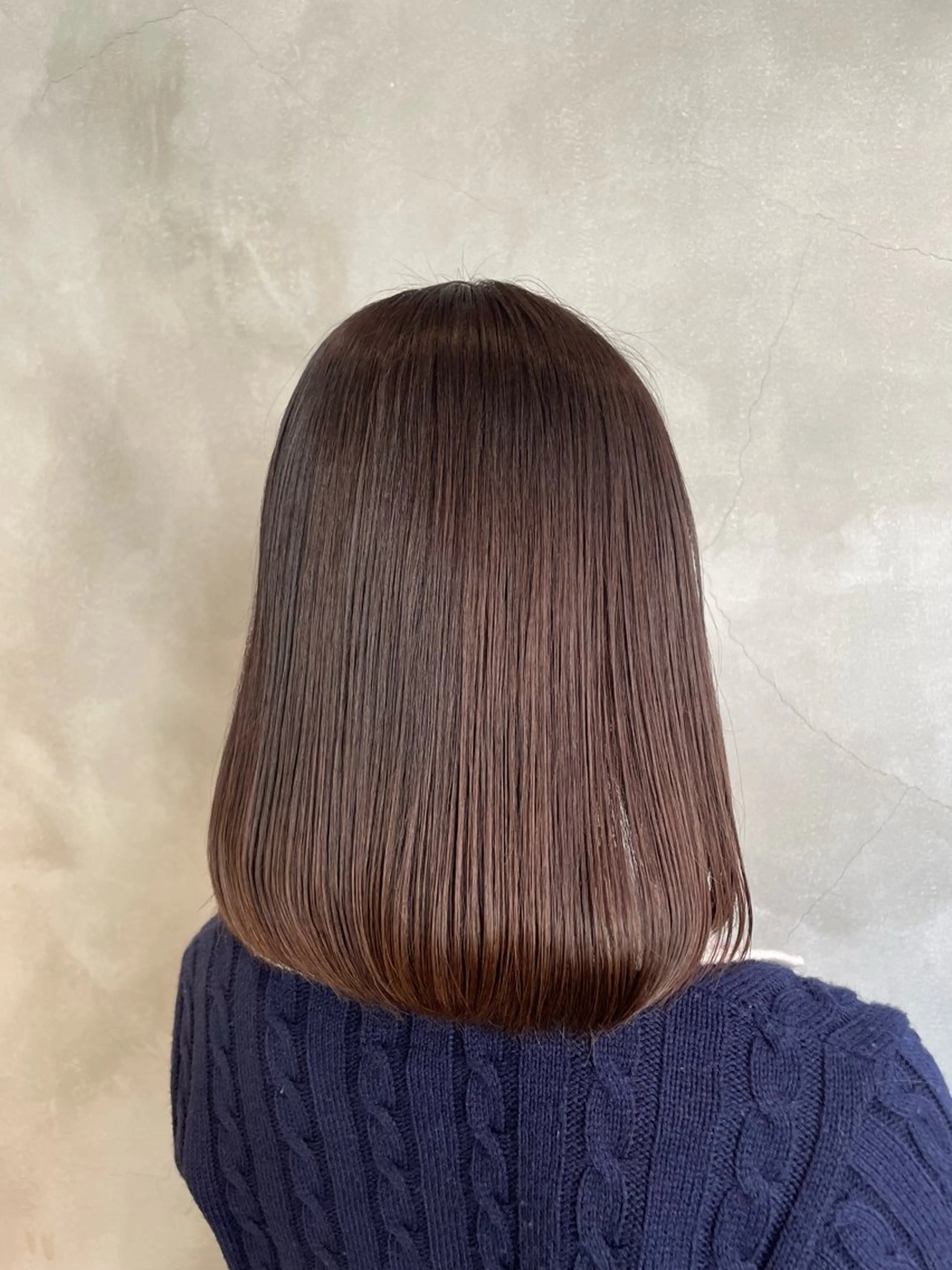 ミディアム カラー porto まなみのヘアスタイル