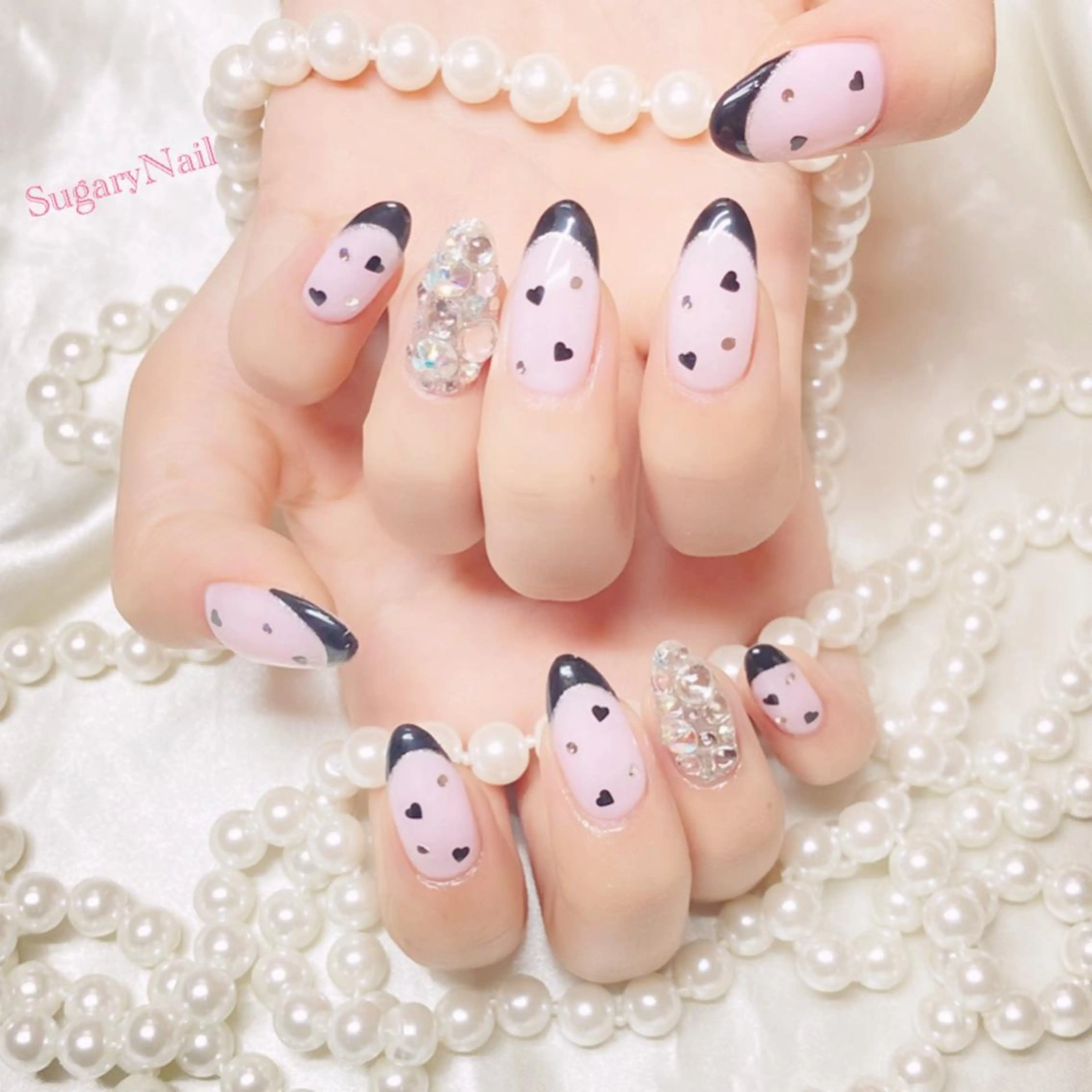 ネイル フレンチネイル ハンドネイル フットネイル SugaryNail Rinaのネイルデザイン