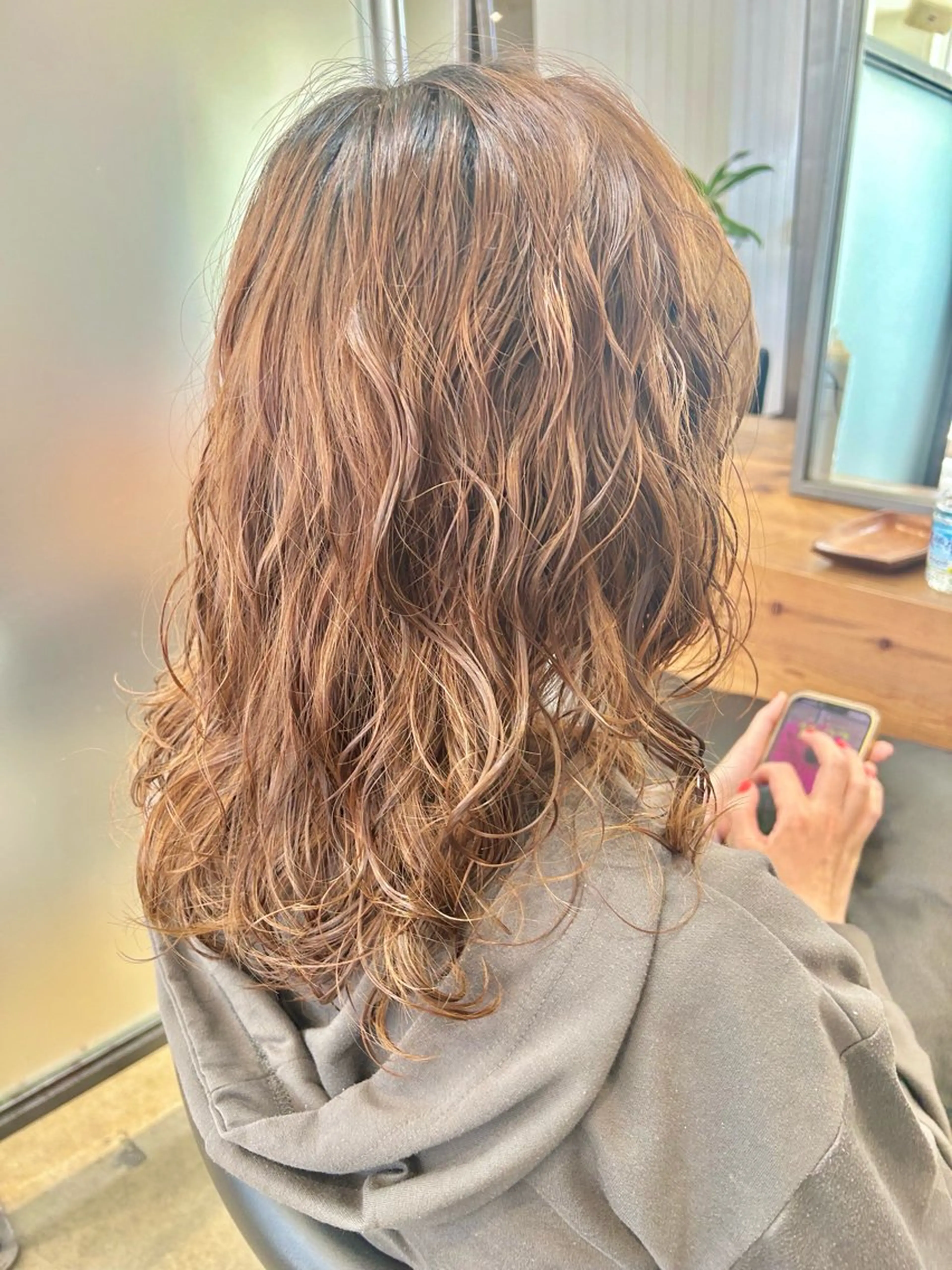 セミロング カラー パーマ メンズ 🫧ショート 🫧RENのヘアスタイル