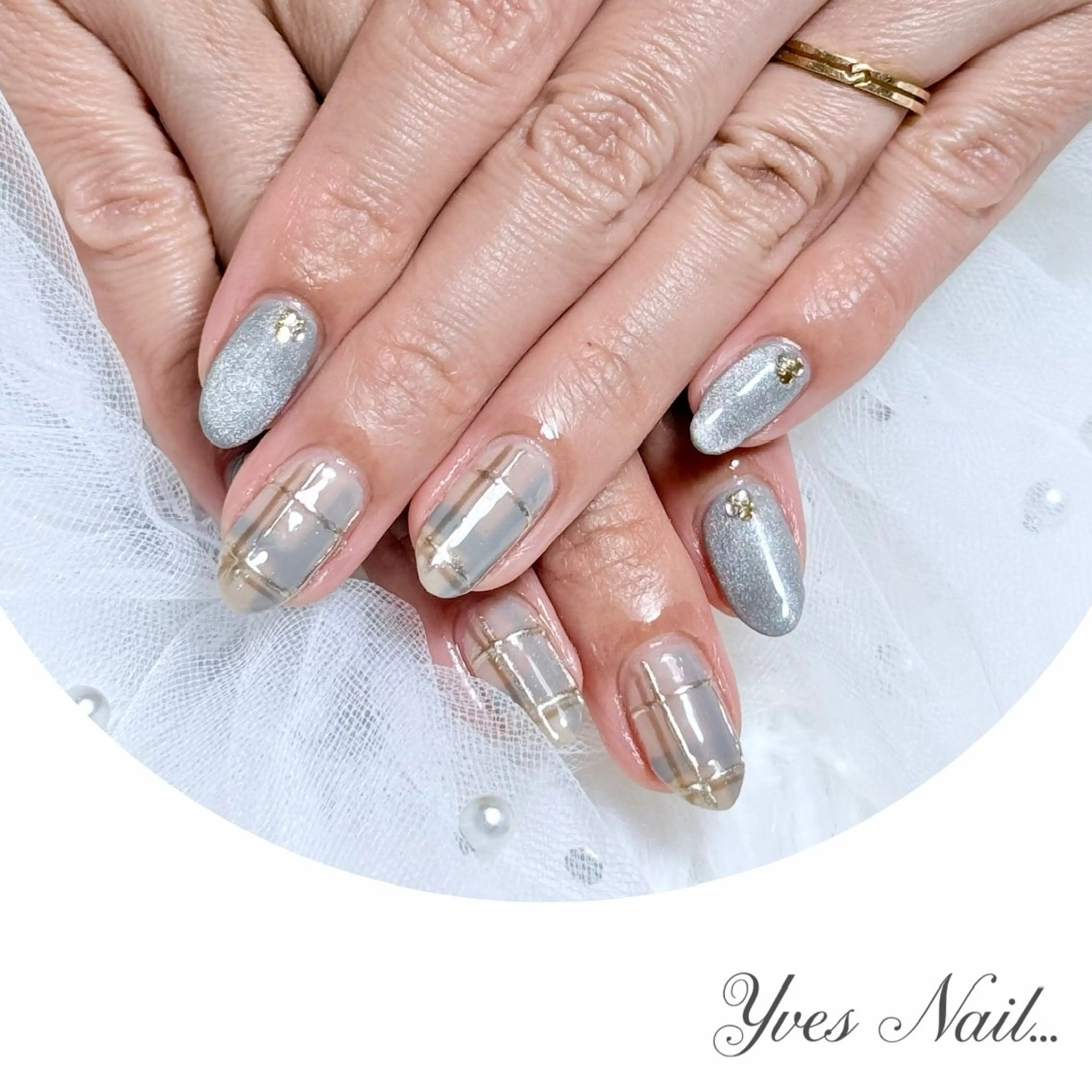 ネイル マグネットネイル ハンドネイル kanno yのネイルデザイン