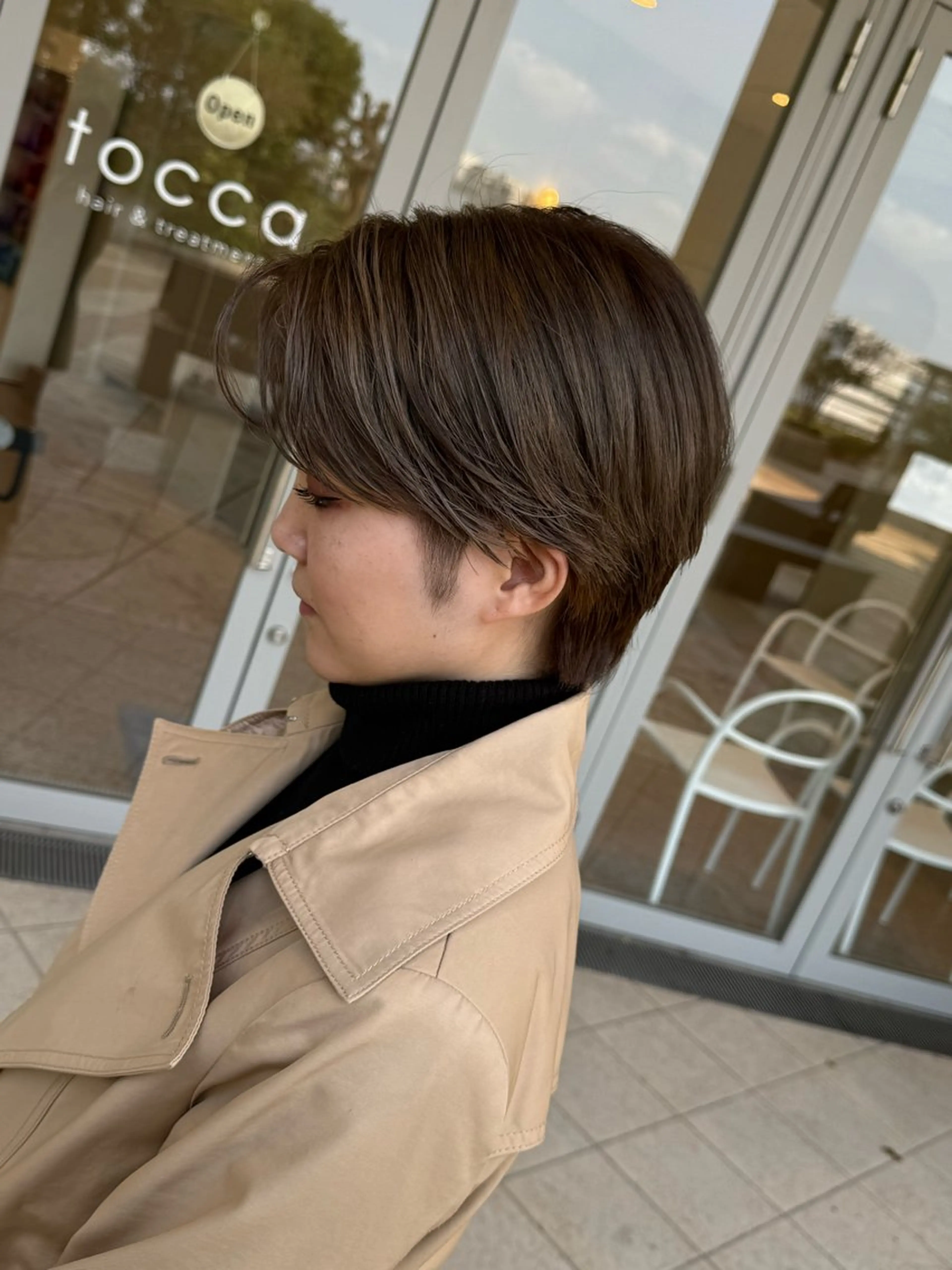 ショート ショートヘア カット ヘアカラー トリートメント 🩵透明感/高発色 /難波/北原佑記🌸のヘアスタイル