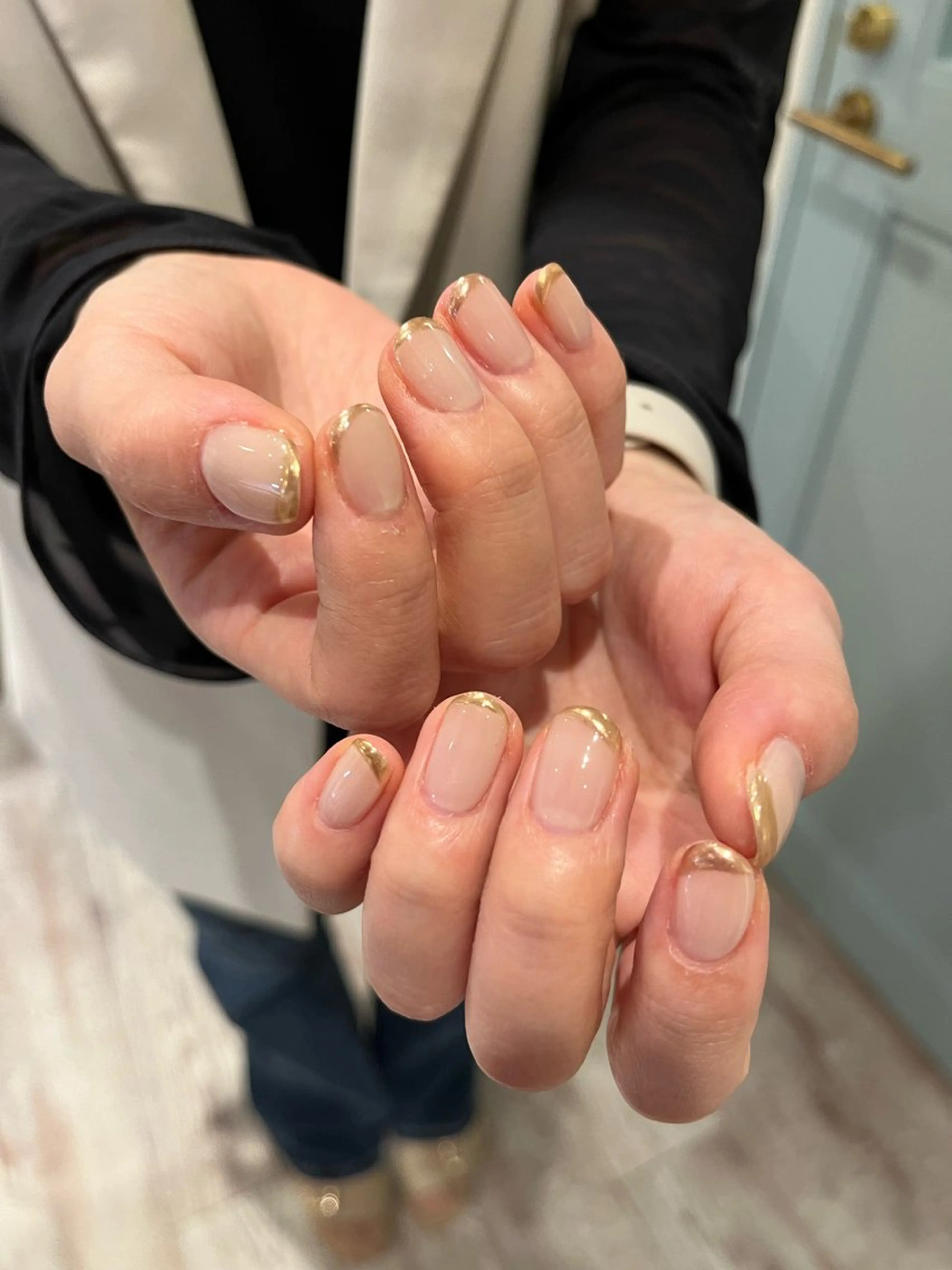 ネイル ハンドネイル une／YUKINA 🫧大人nuanceのネイルデザイン