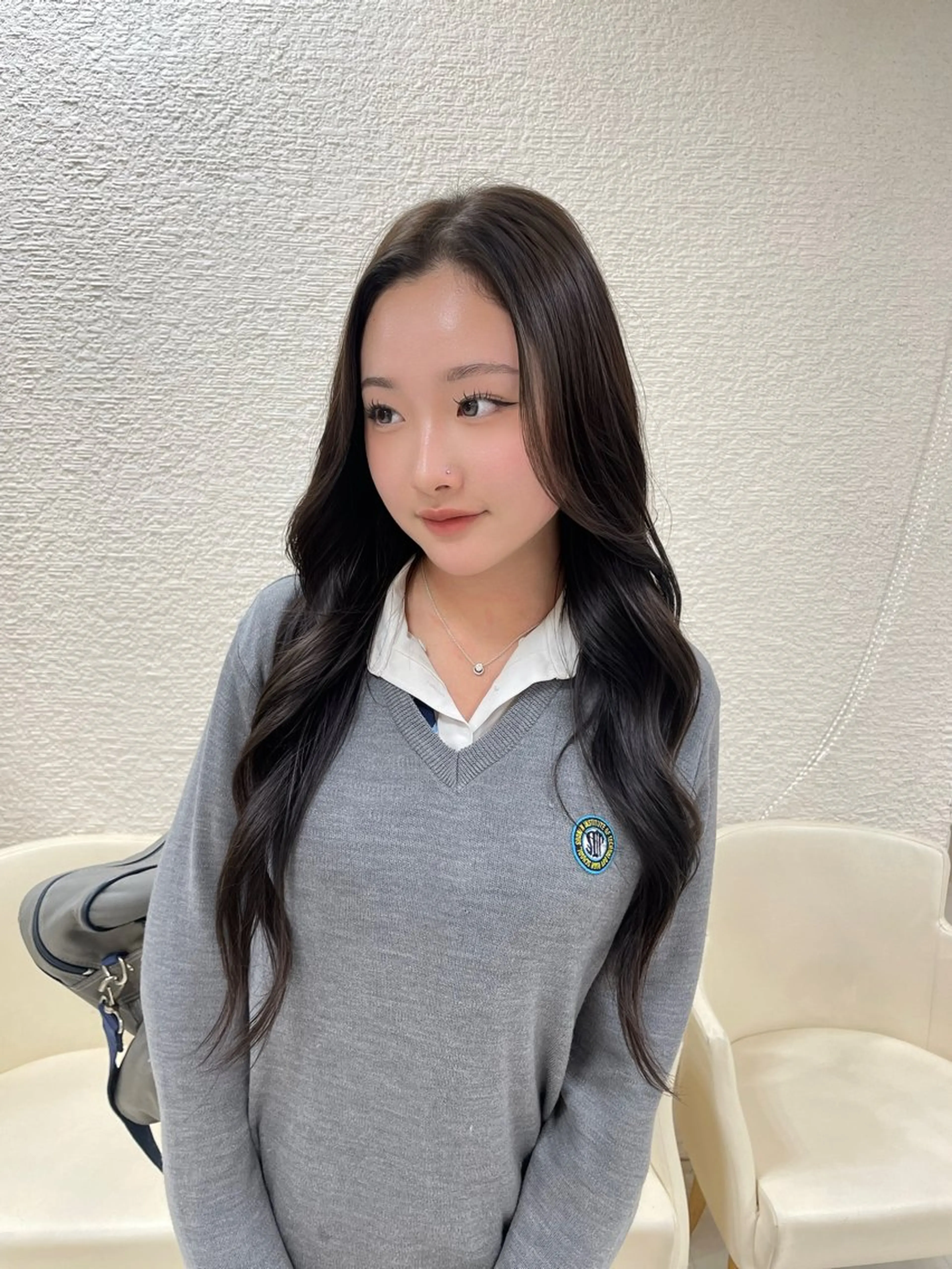 カラー 透明感ベージュ🎀 レイヤー/AOのヘアスタイル