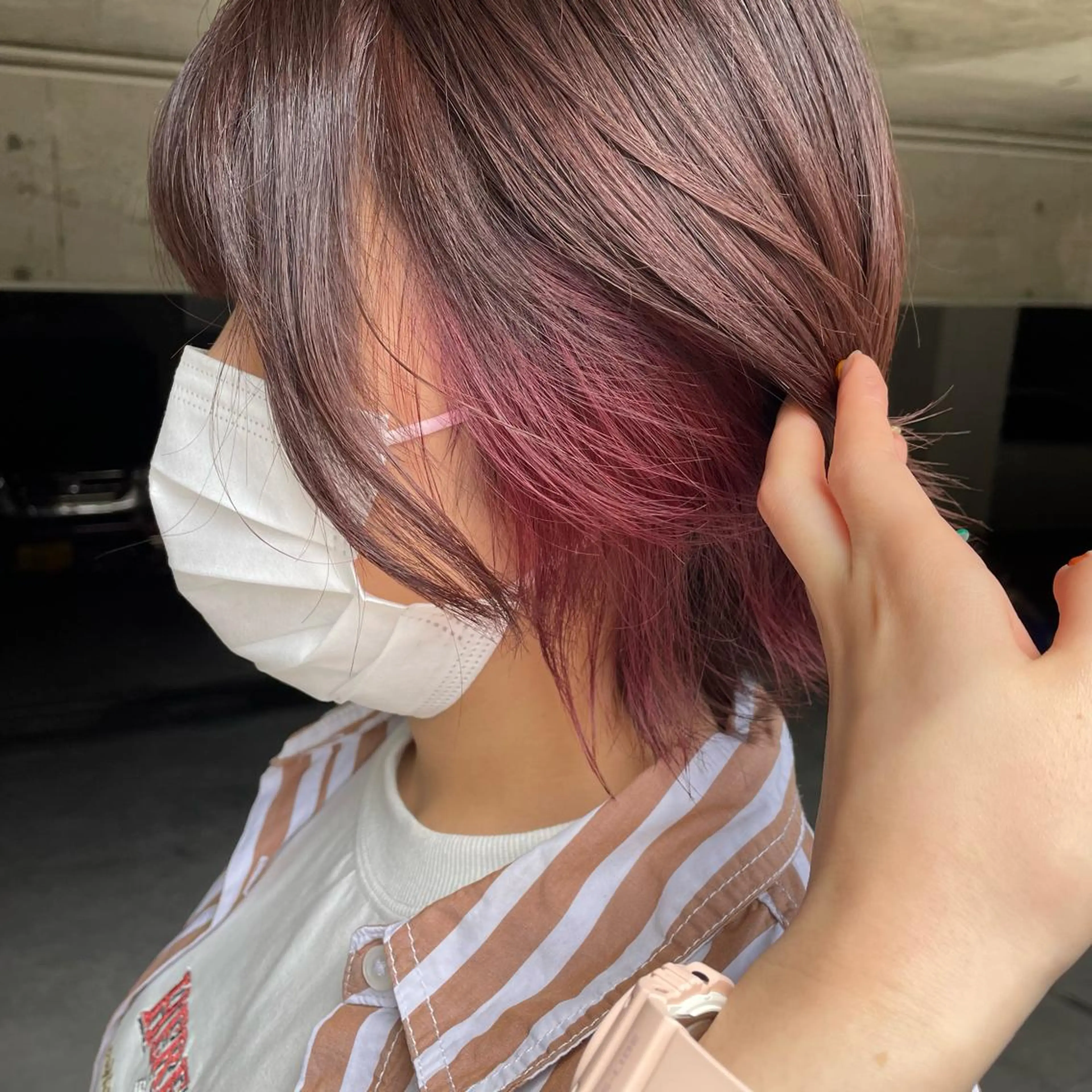 ショート カラー インナーカラー 小森 永のヘアスタイル