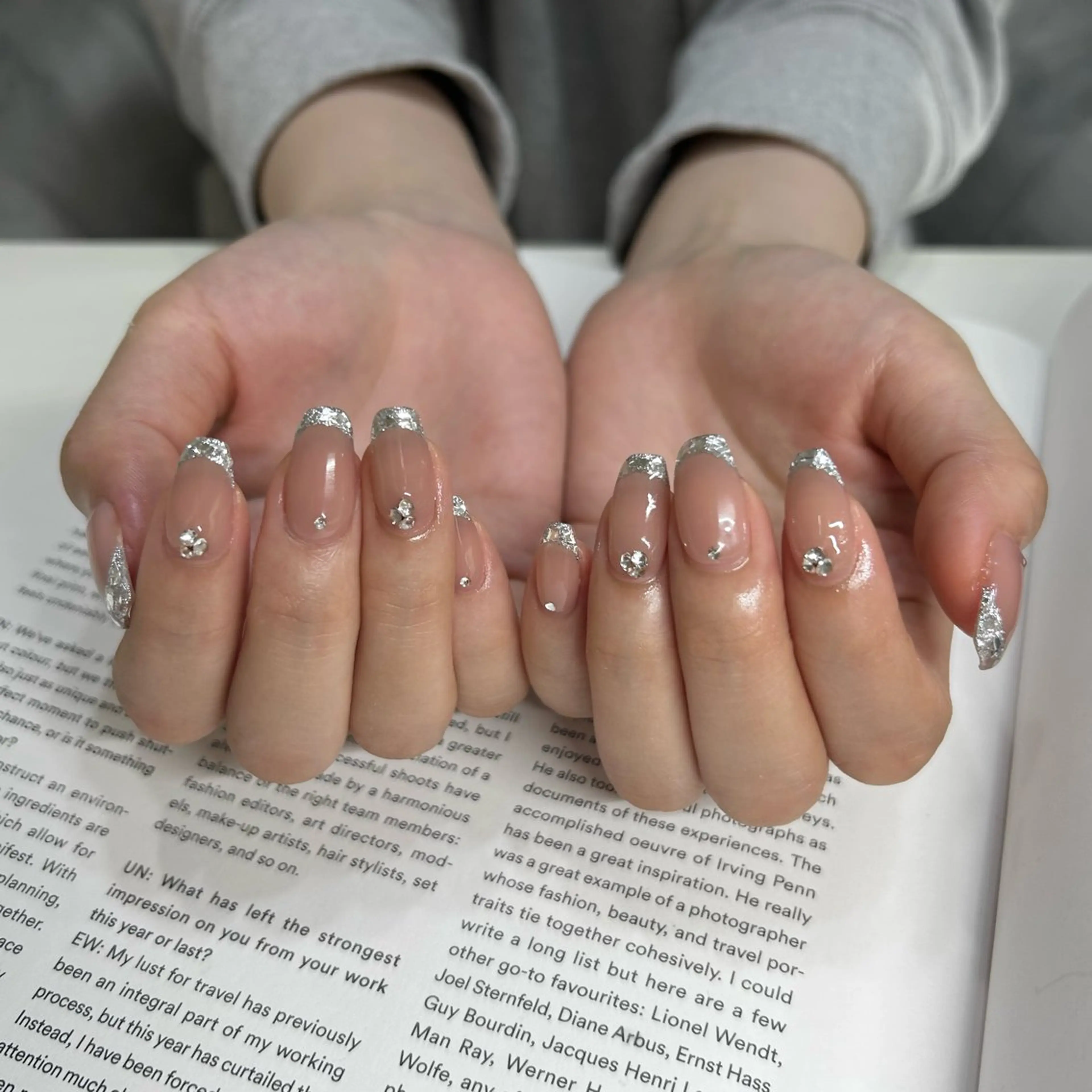 ネイル ブルー フットネイル ジェルネイル キラキラネイル 韓国ネイル RooM -mizuki-のネイルデザイン