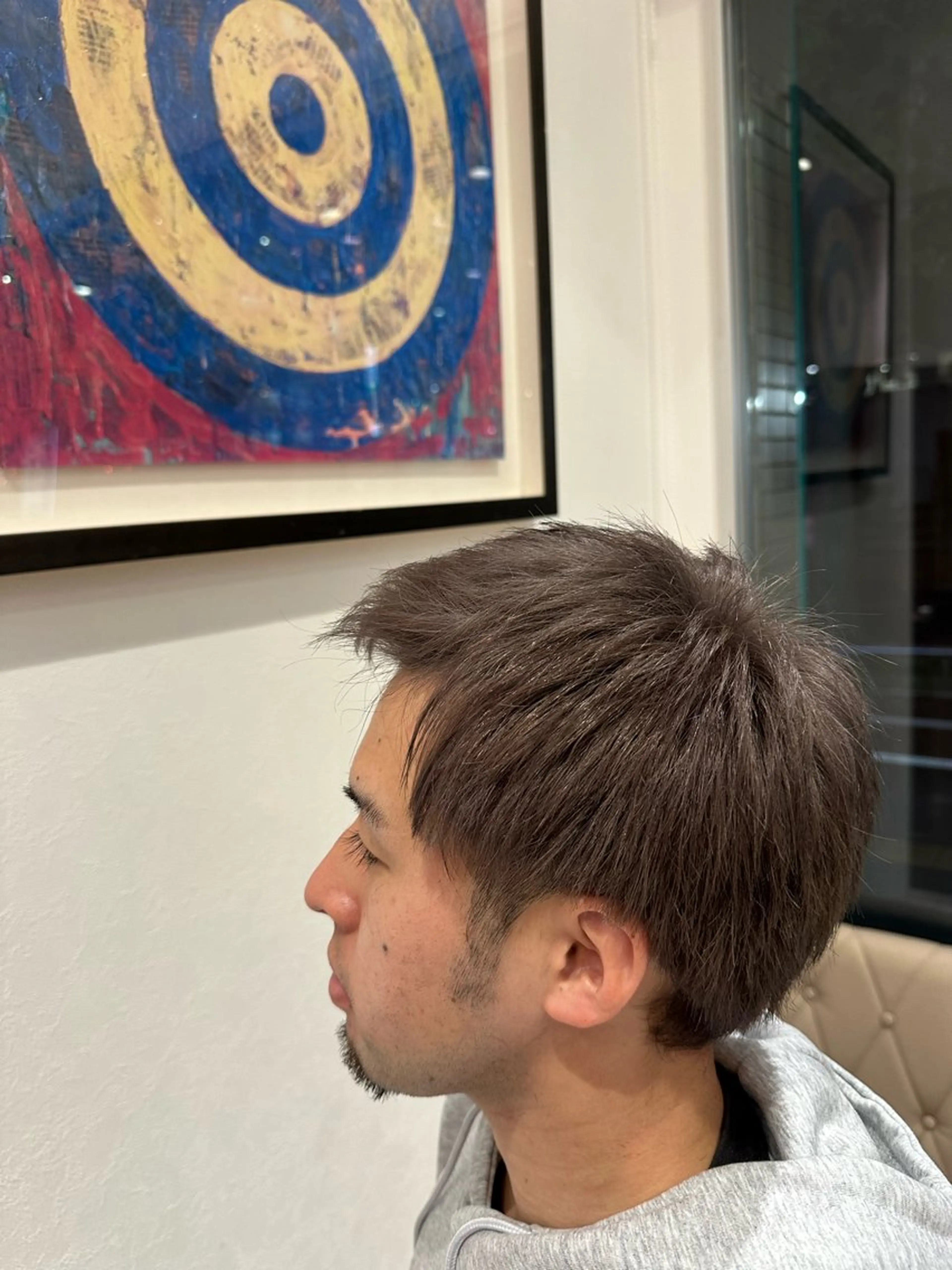 カラー メンズ メンズブリーチ ブリーチ ダブルカラー グレージュ カット ヘアカラー メンズカット/カラー 💠進藤龍之介のヘアスタイル