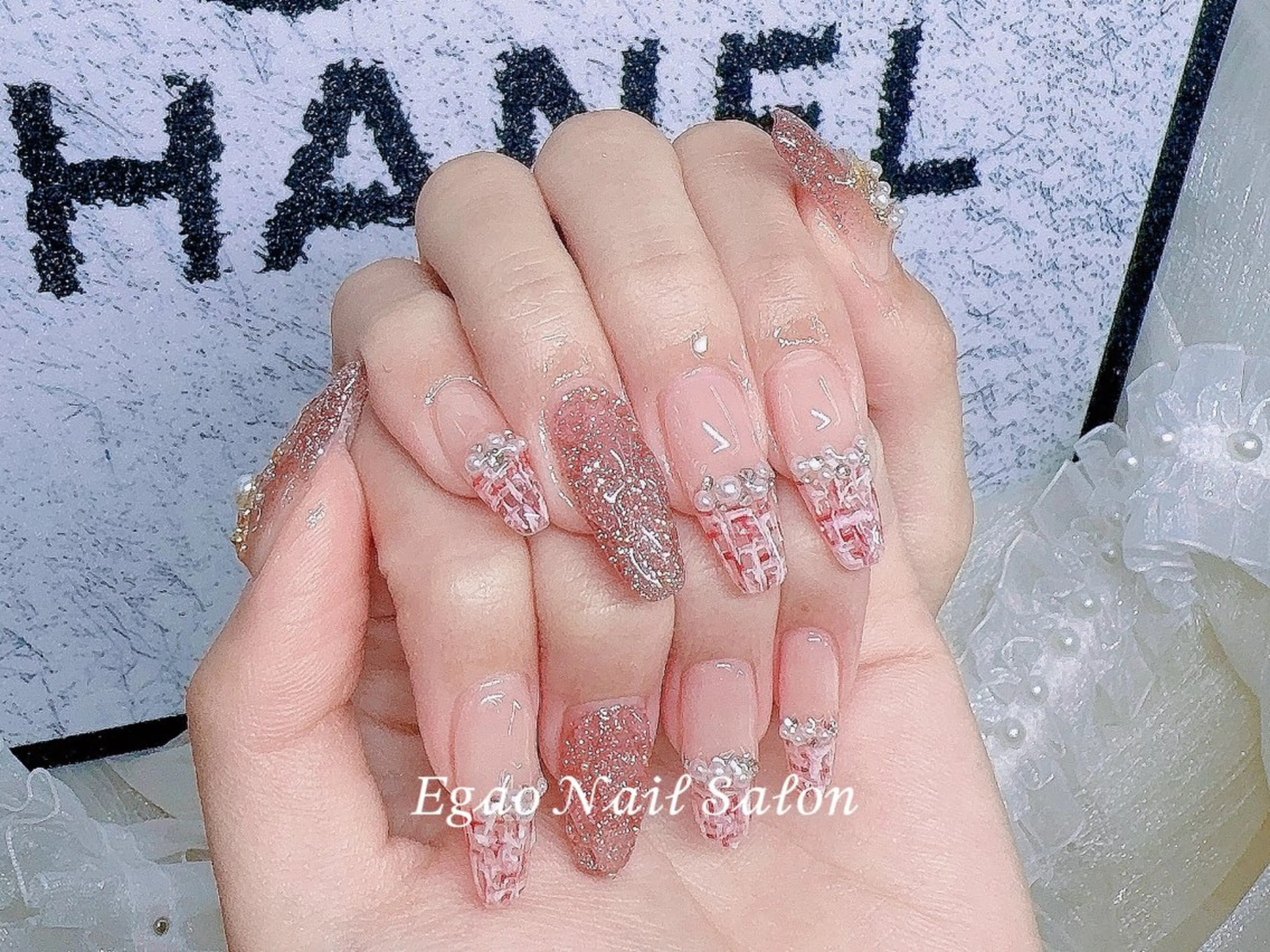 ネイル アートネイル フットネイル フレンチネイル ジェルネイル グラデーション ハンドネイル Egao Nail錦糸町店のネイルデザイン