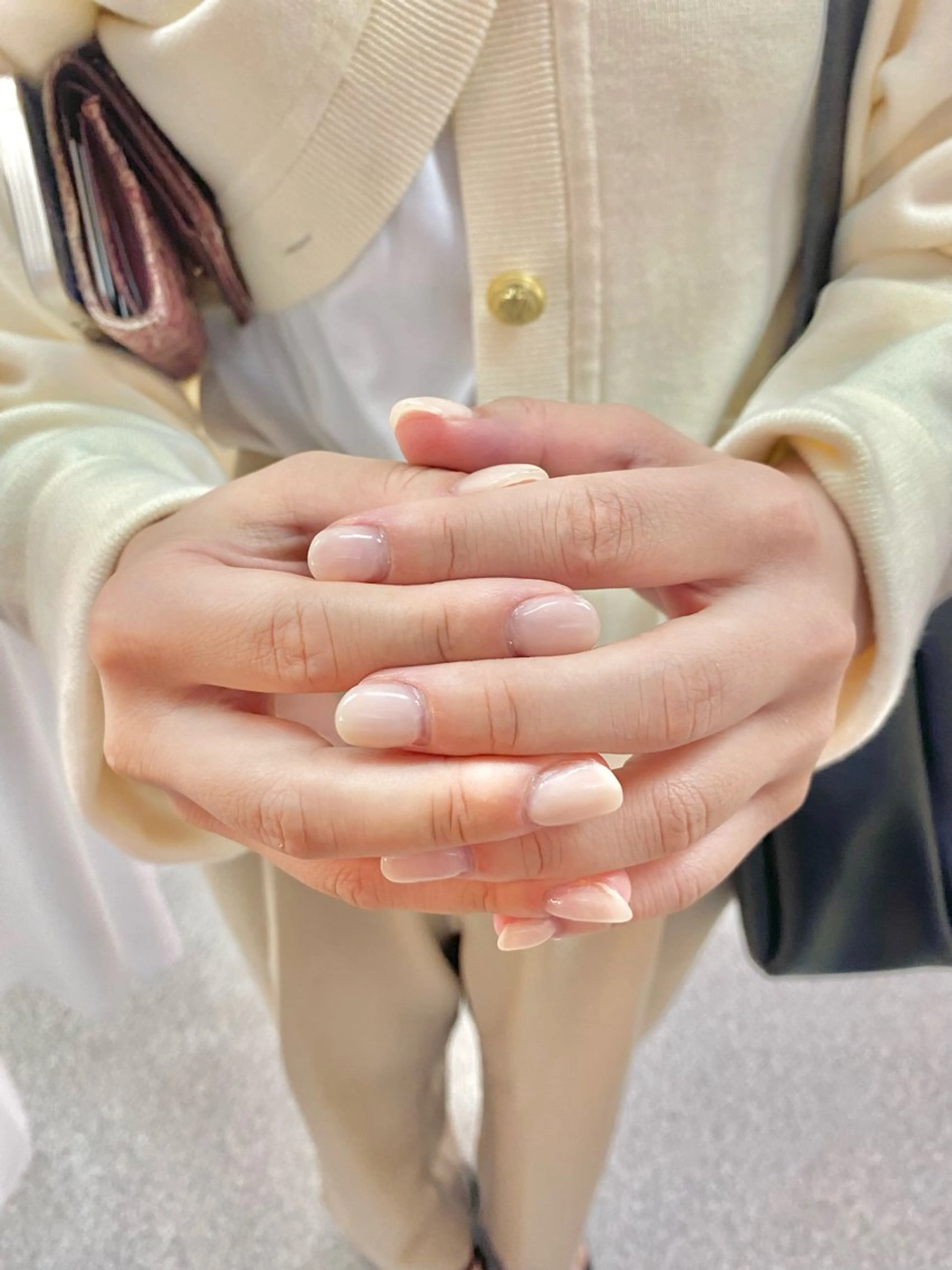 ネイル ホワイト ハンドネイル Teasiameme ヒノのネイルデザイン