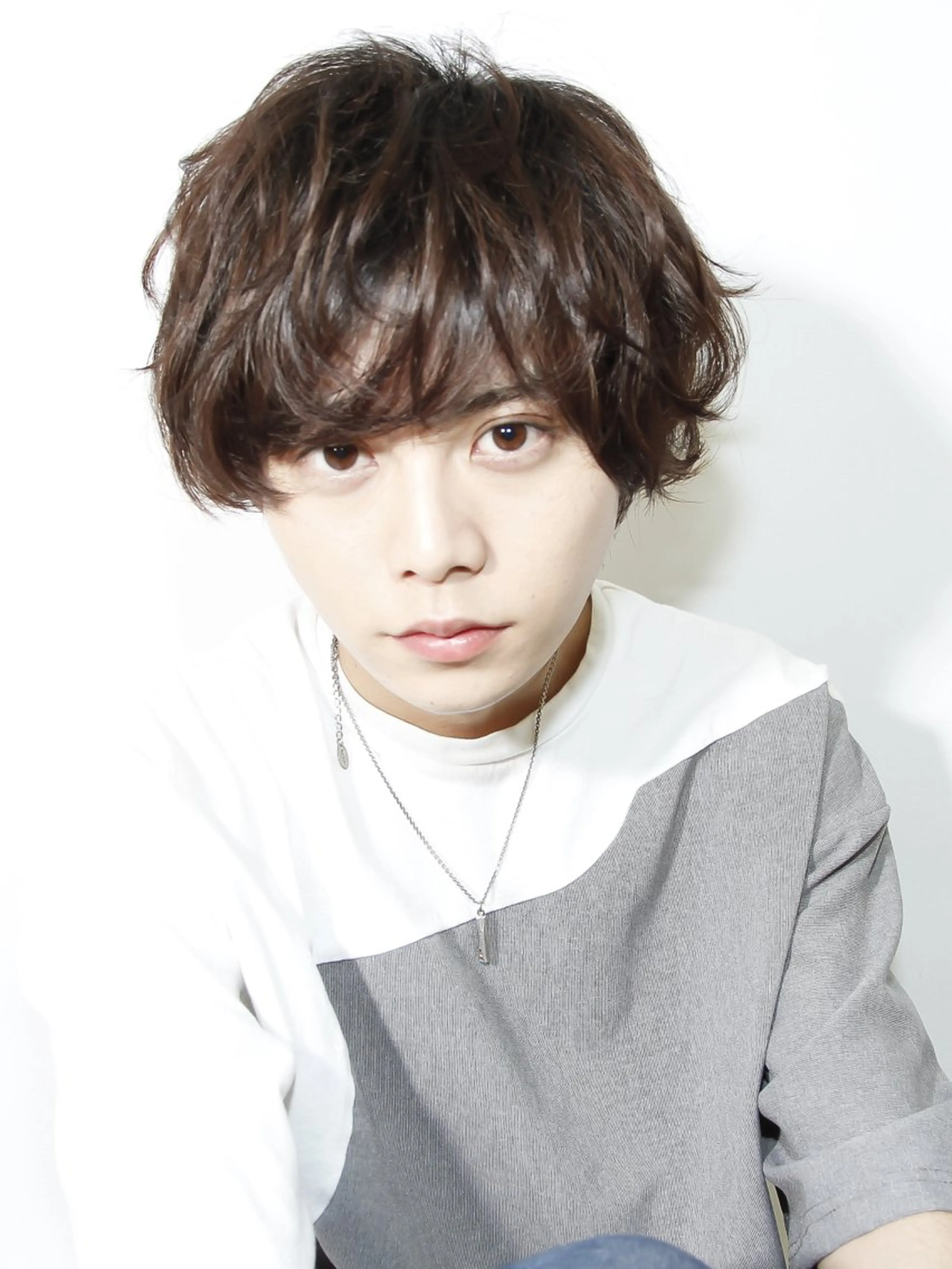 ショート パーマ メンズ カット パーマ メンズパーマ特化🏆 宮崎健人✨️のヘアスタイル