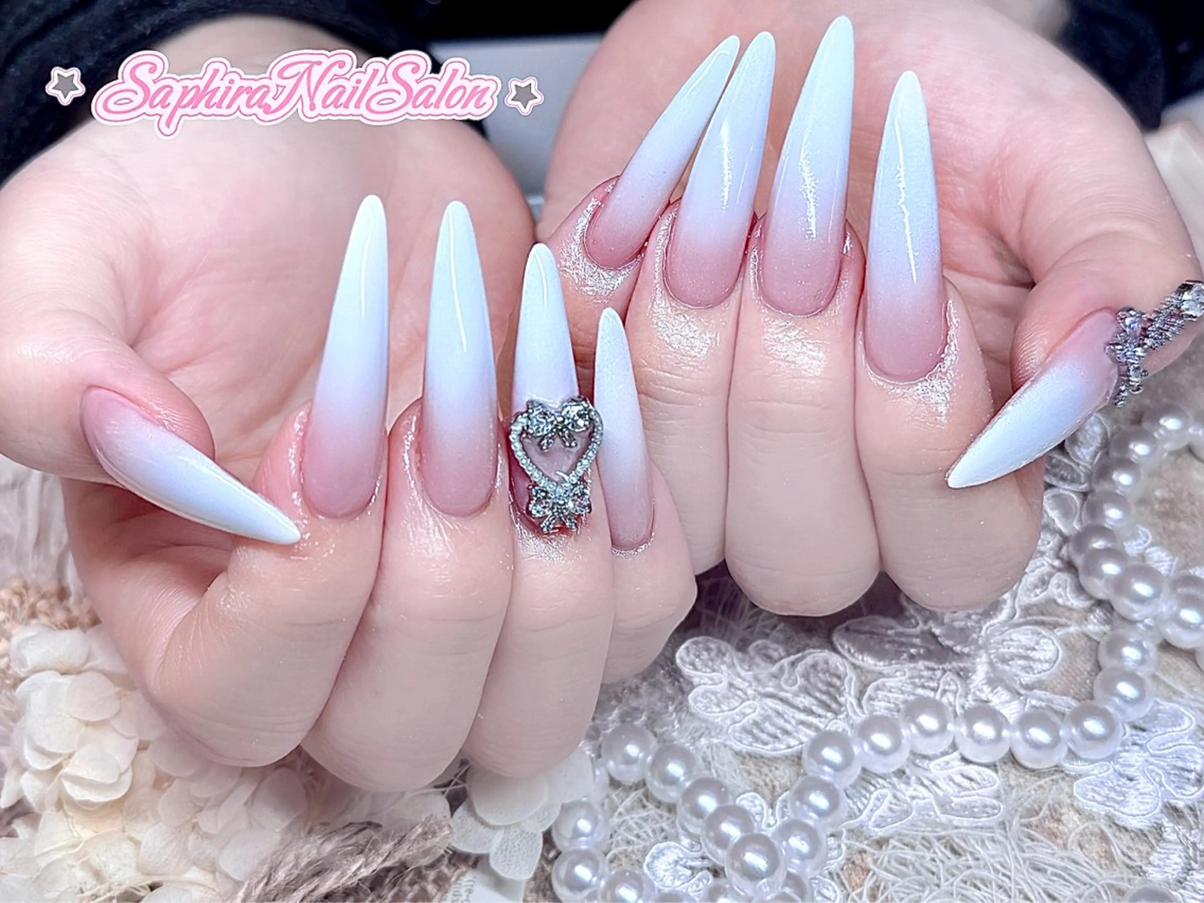 カラー ハンドネイル Saphiraネイル サロン錦糸町のネイルデザイン