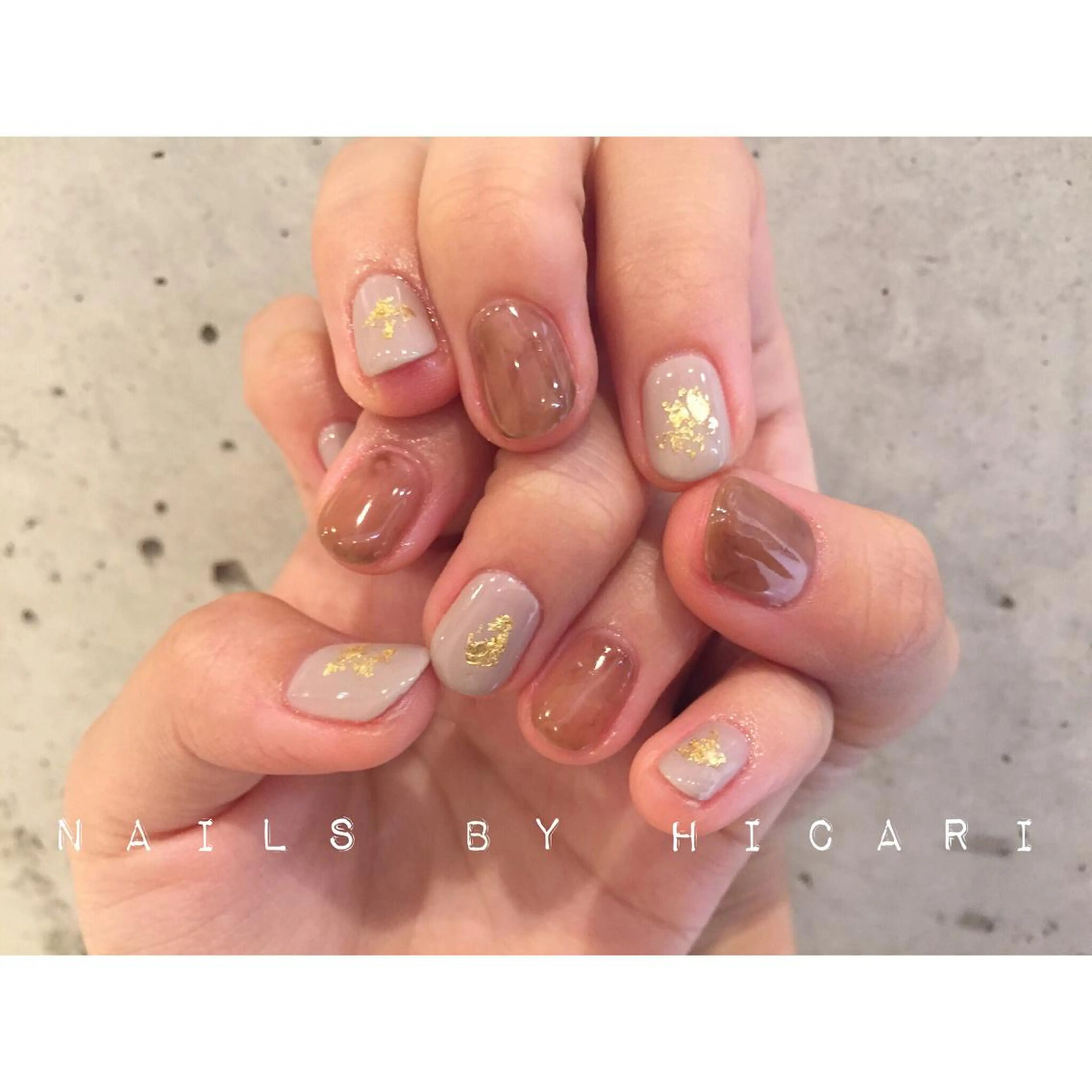 ショート カラー ネイル マツエク・マツパ ジェルネイル ニュアンスネイル パラジェル illum hicariのネイルデザイン