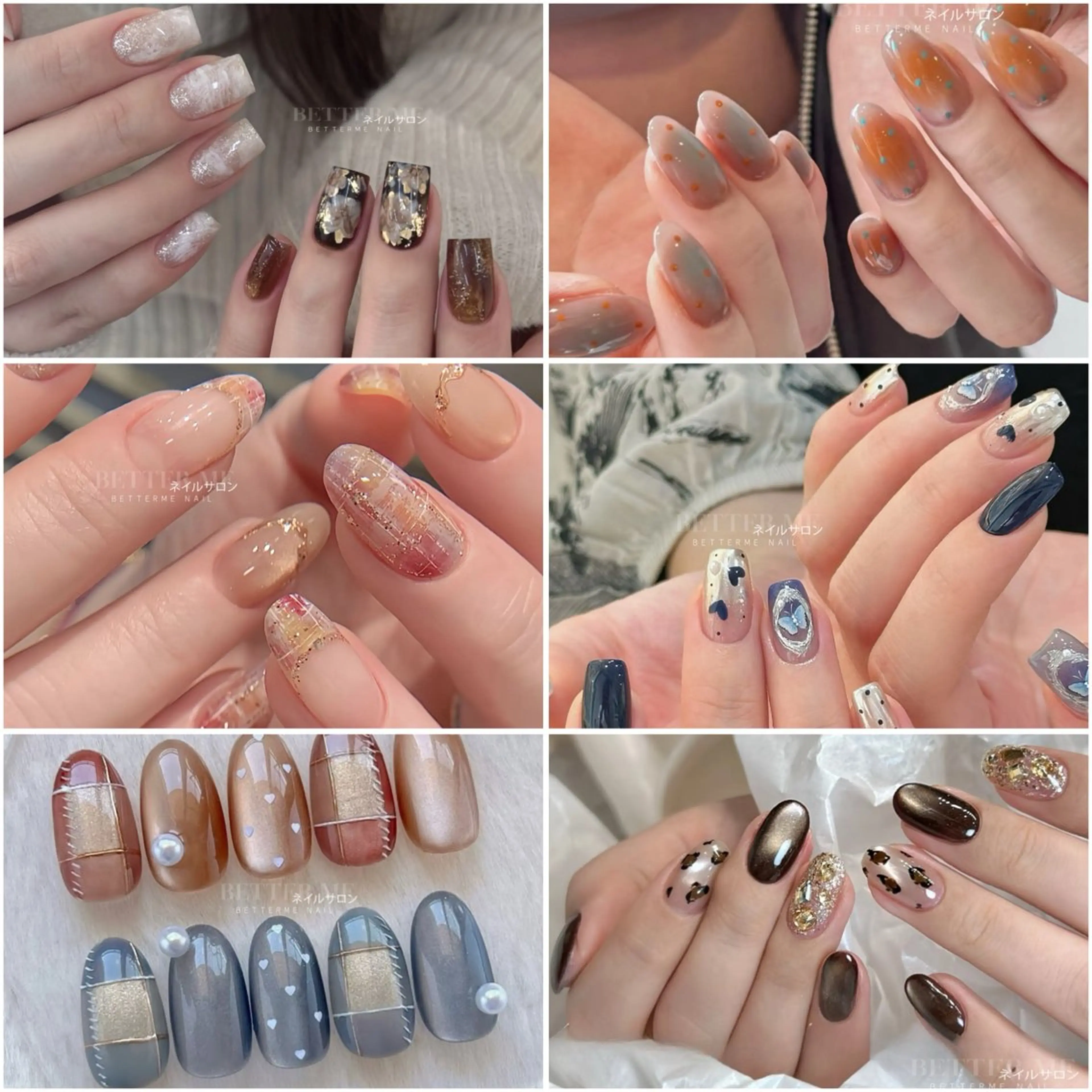 ネイル ハンドネイル BETTER ME ネイルサロン池田公園のネイルデザイン