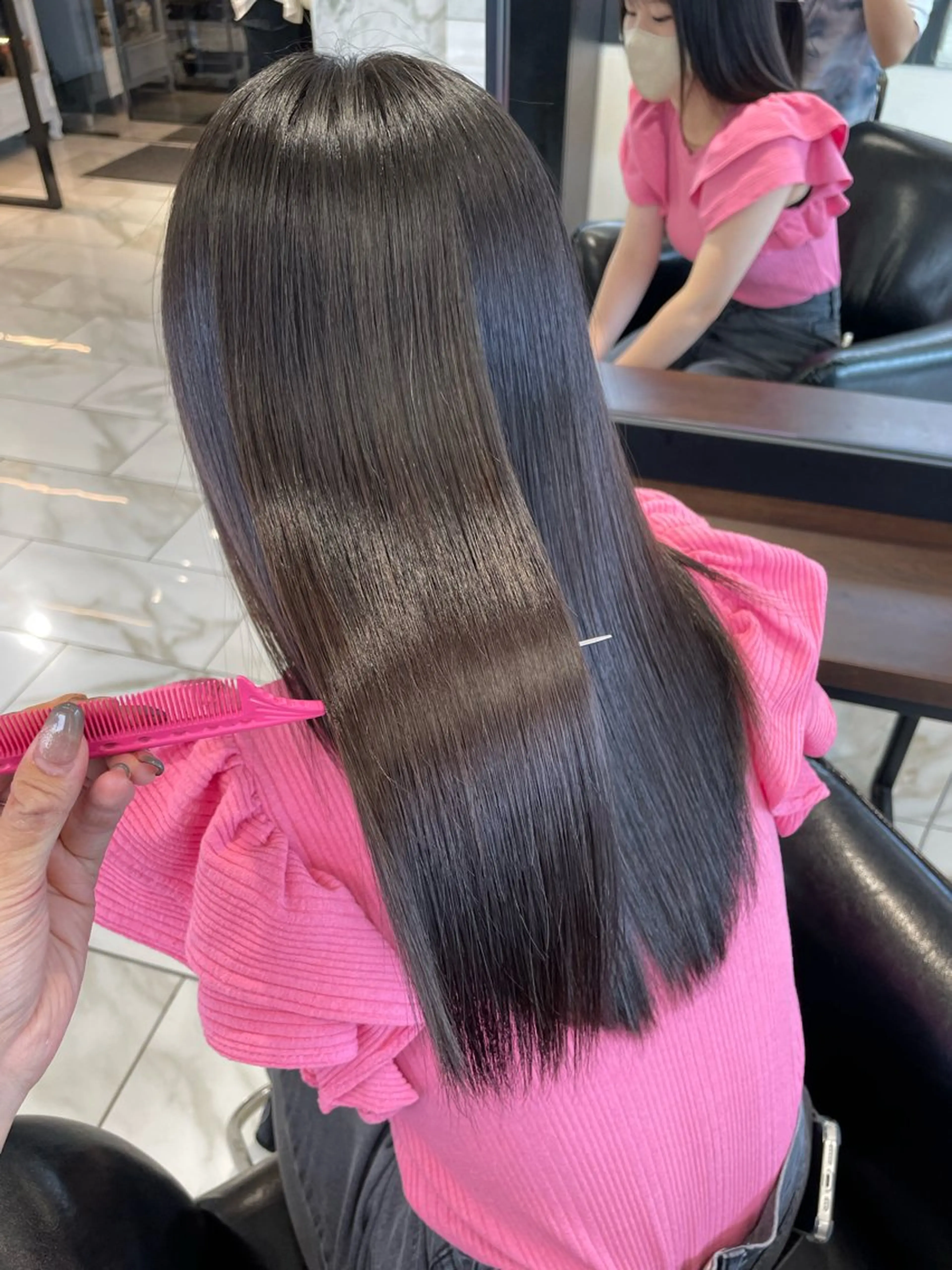 セミロング 大阪メンズ 美容師井上智博のヘアスタイル