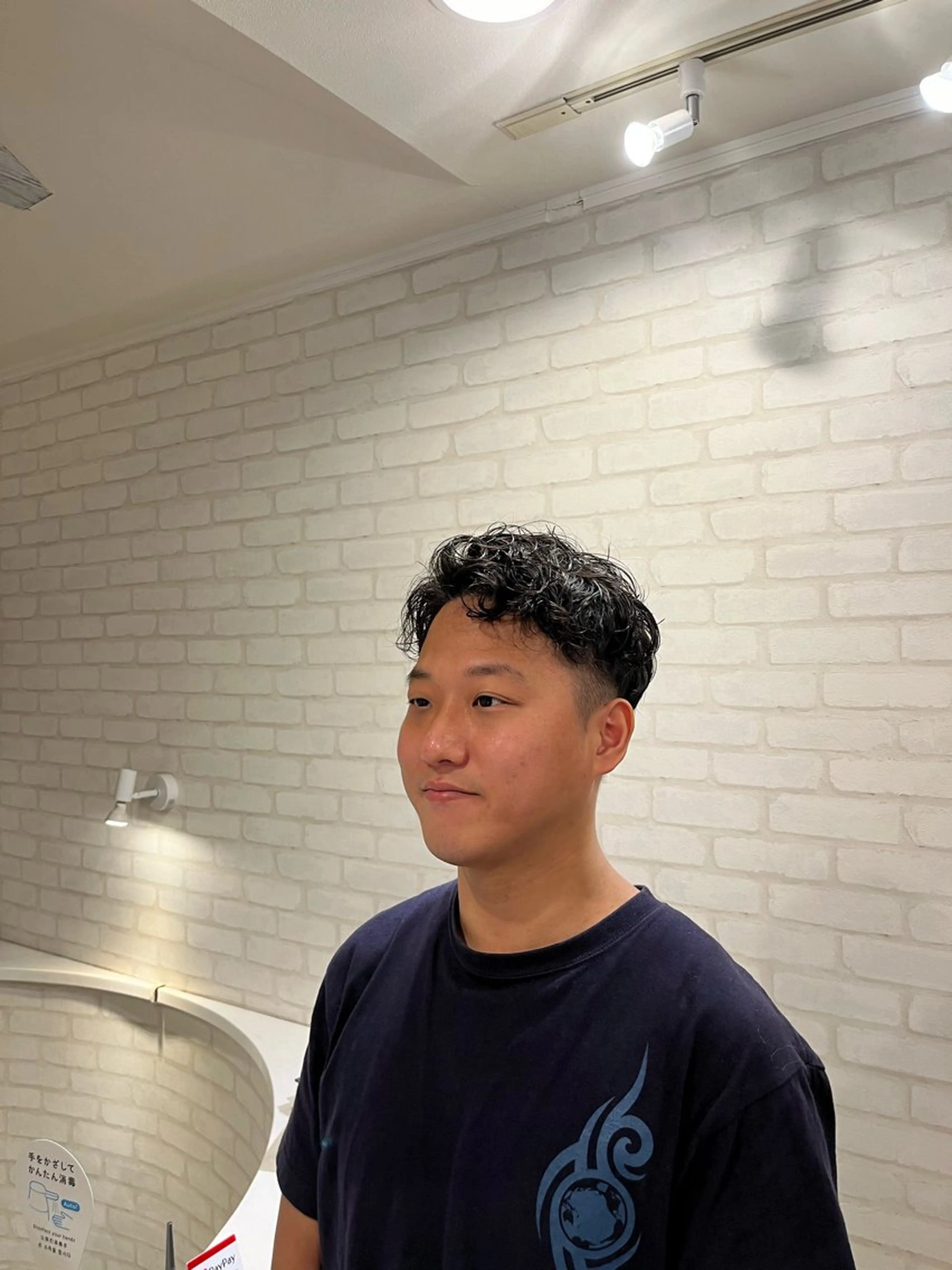 パーマ メンズ カット パーマ 阿部 うららのヘアスタイル