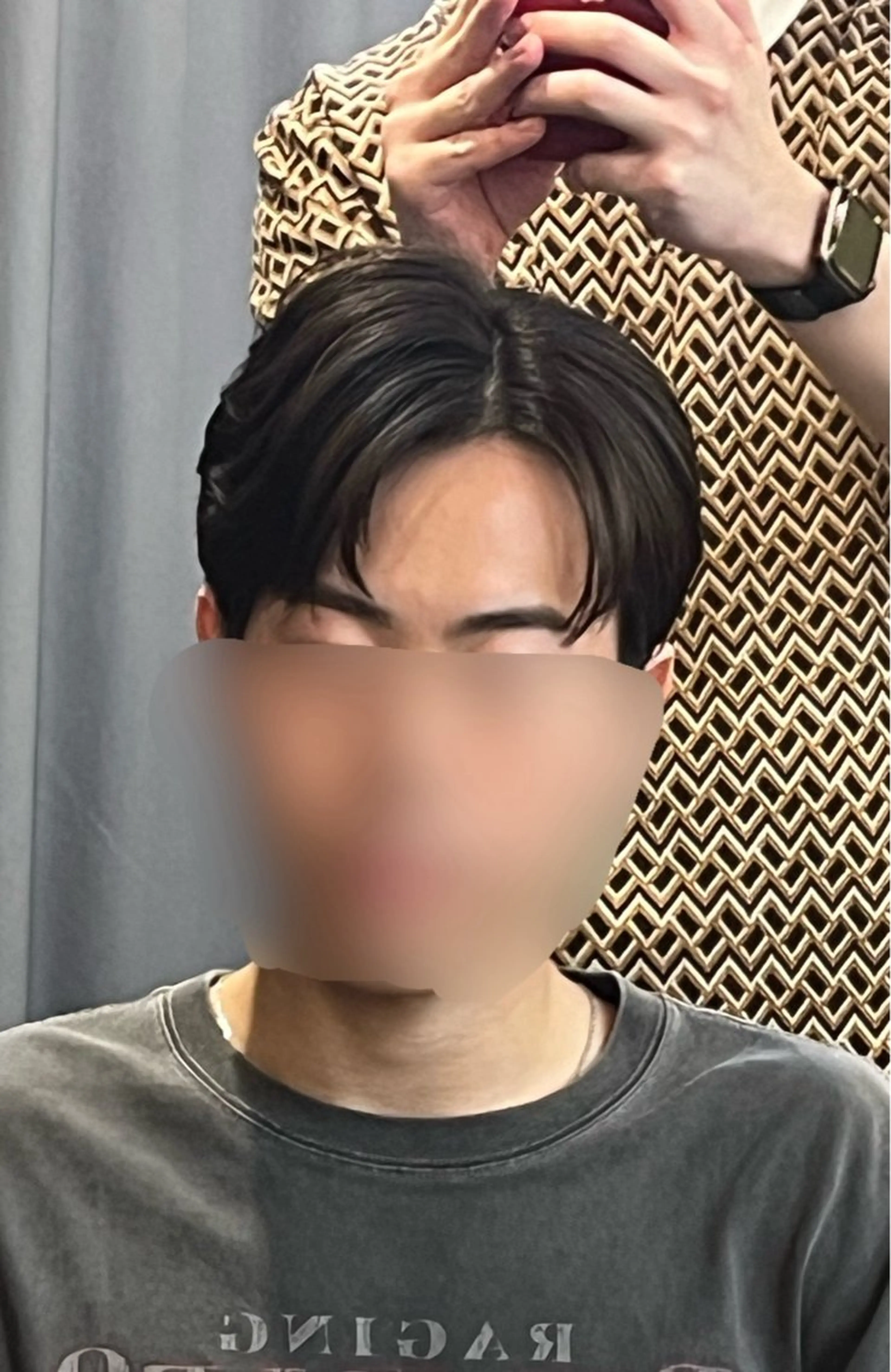 ショート パーマ メンズ メンズ韓国風 韓国風ヘア ショートヘア カット パーマ 韓国メンズヘア/ 毛流れヘア　須田龍世のヘアスタイル