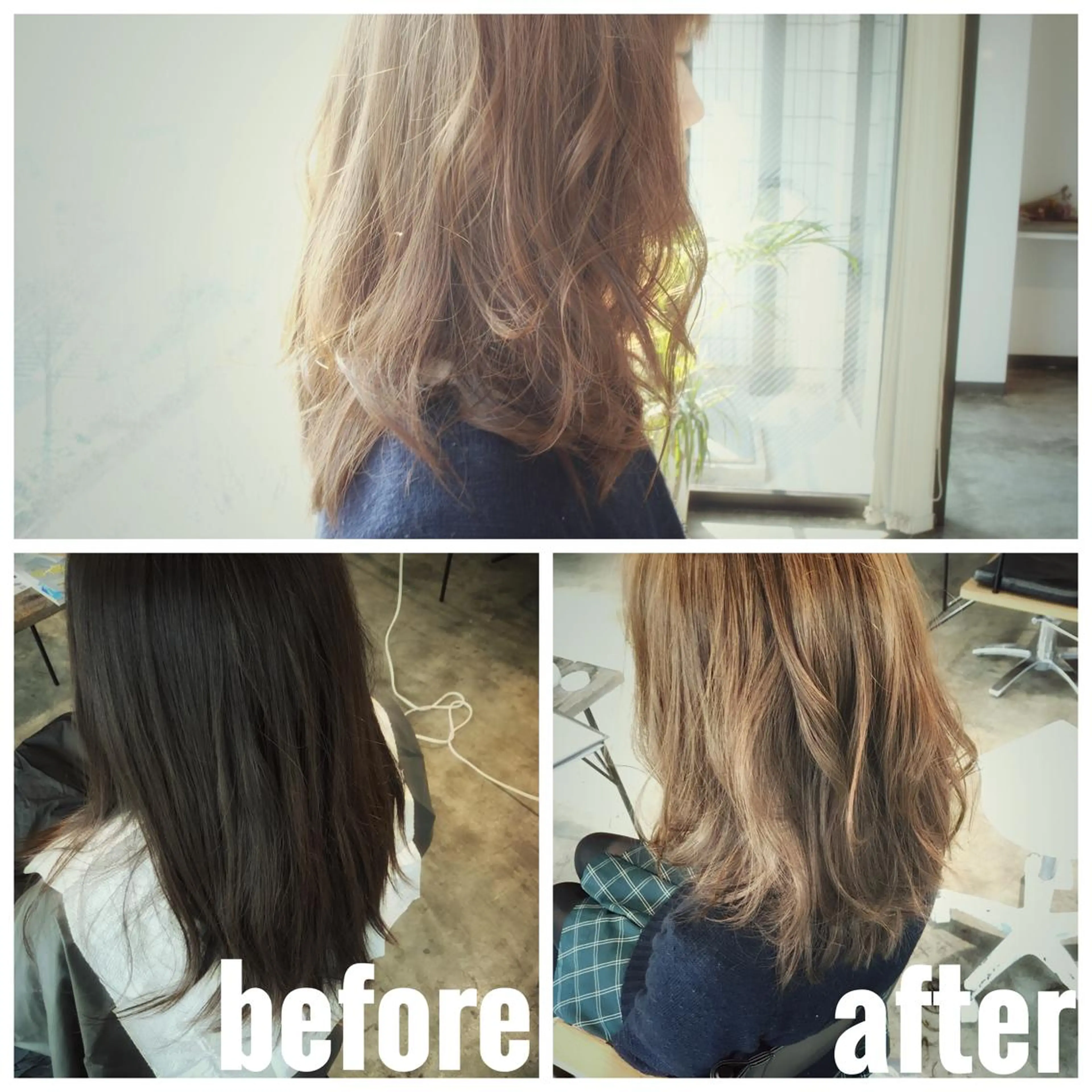 セミロング カラー ブリーチ 透明感カラー ハイトーンカラー ブリーチなしカラー BOB🌟ハイトーン /ブリーチ/TAKUのヘアスタイル