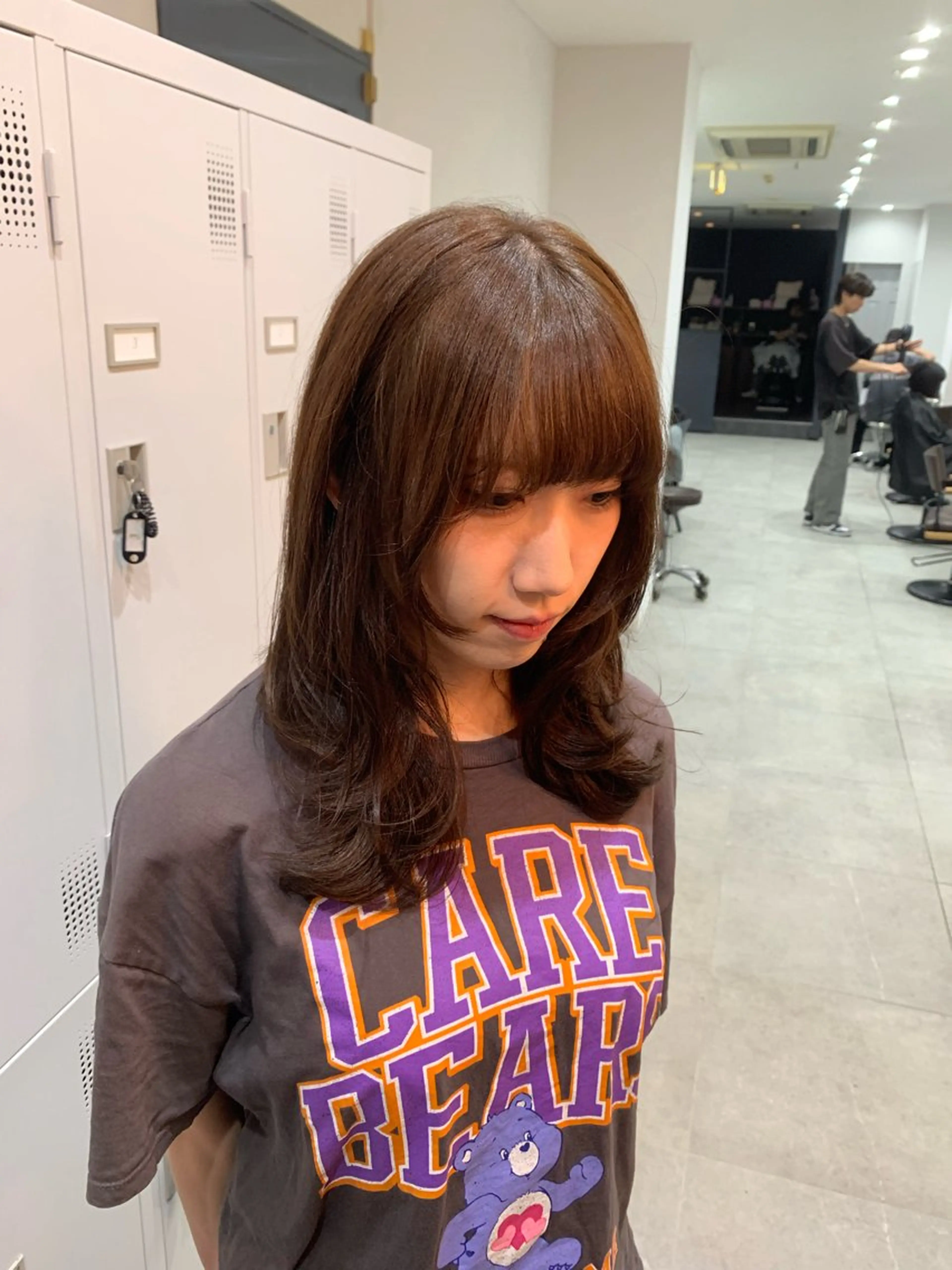 セミロング ウルフカット カット トリートメント little 小濱彰太のヘアスタイル