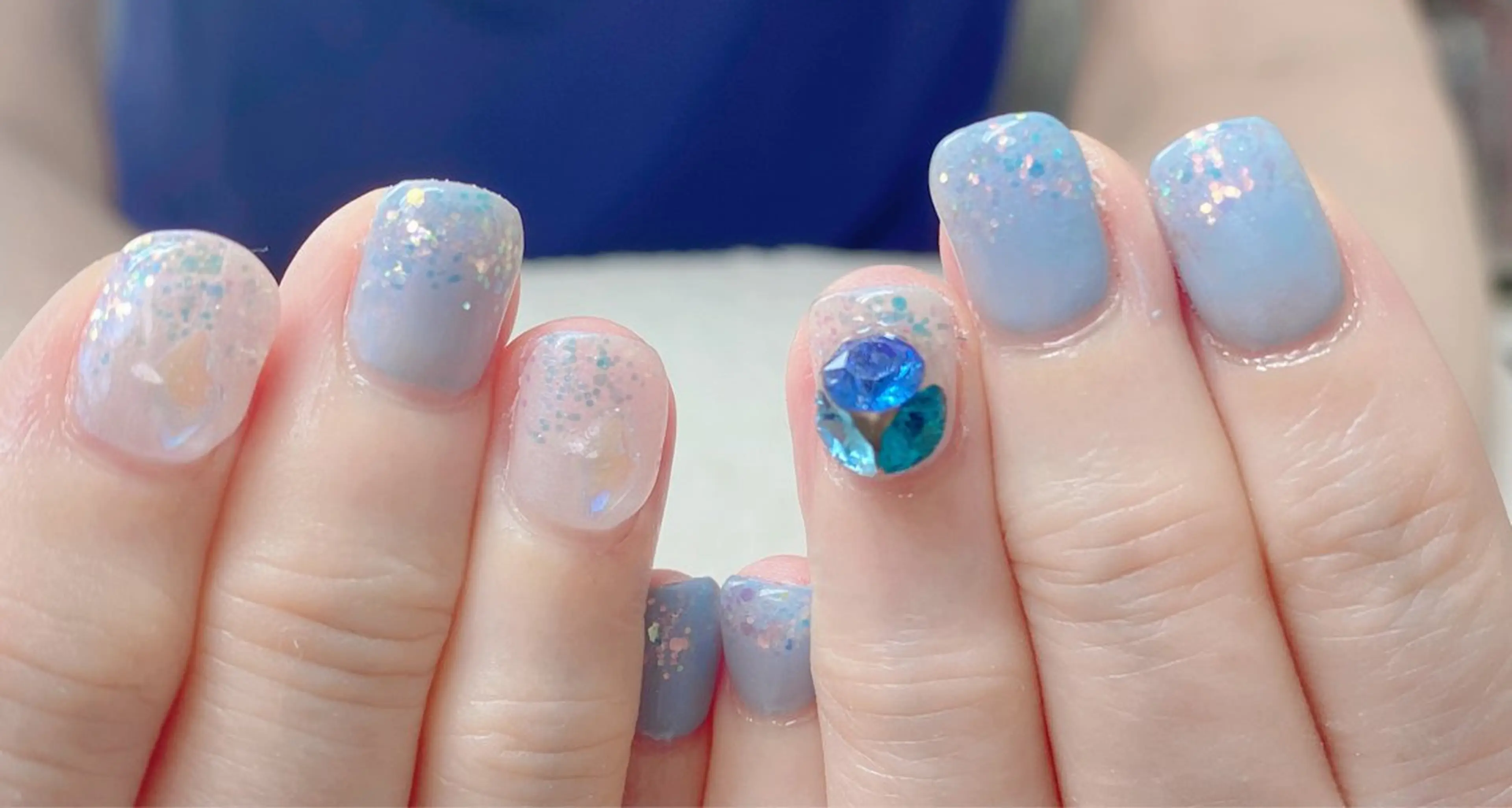 ネイル ニュアンスネイル🌈 MYU Nailsのネイルデザイン