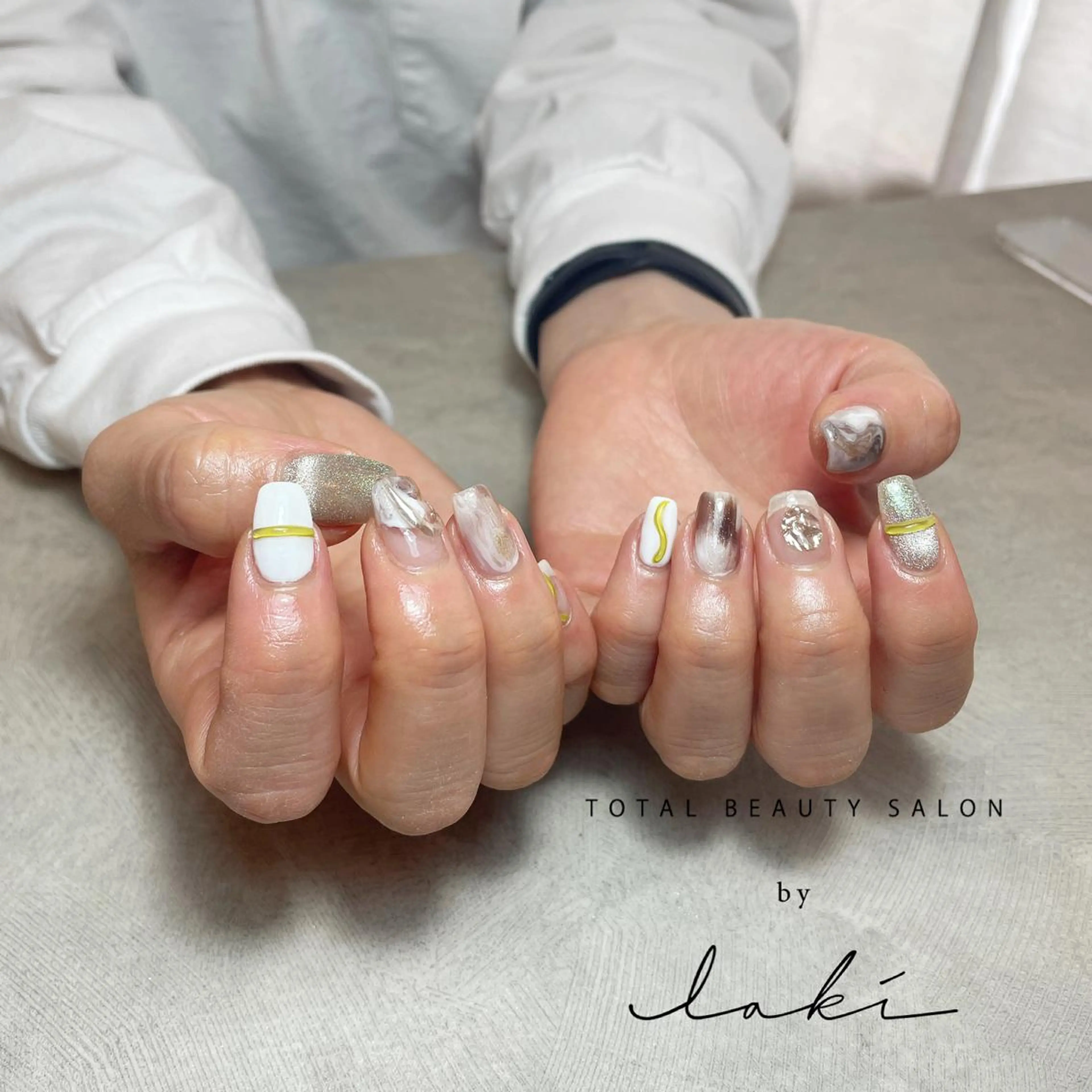 ネイル ニュアンスネイル ハンドネイル my&_ maimiのネイルデザイン