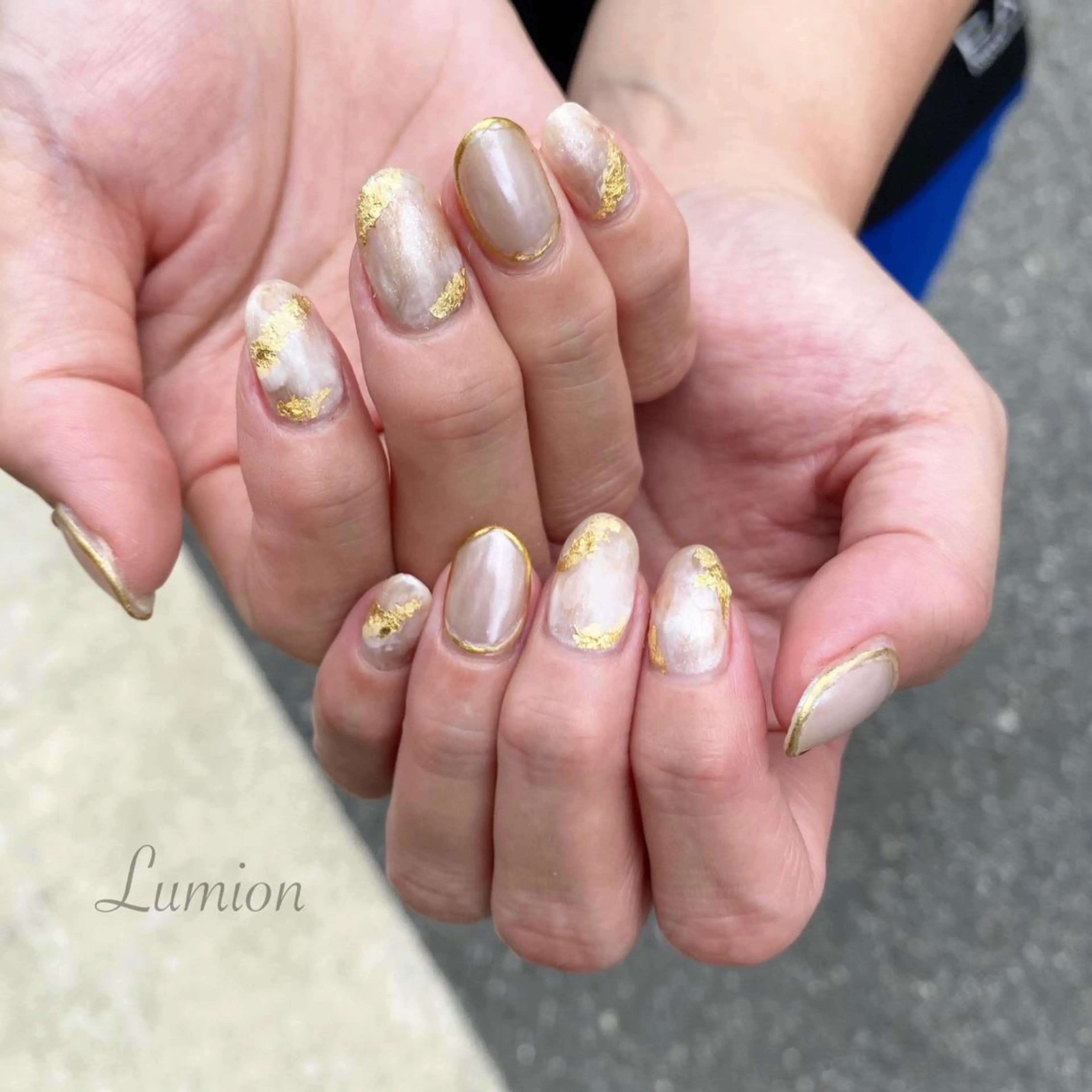 ネイル ニュアンスネイル ハンドネイル nailroom Lumionのネイルデザイン