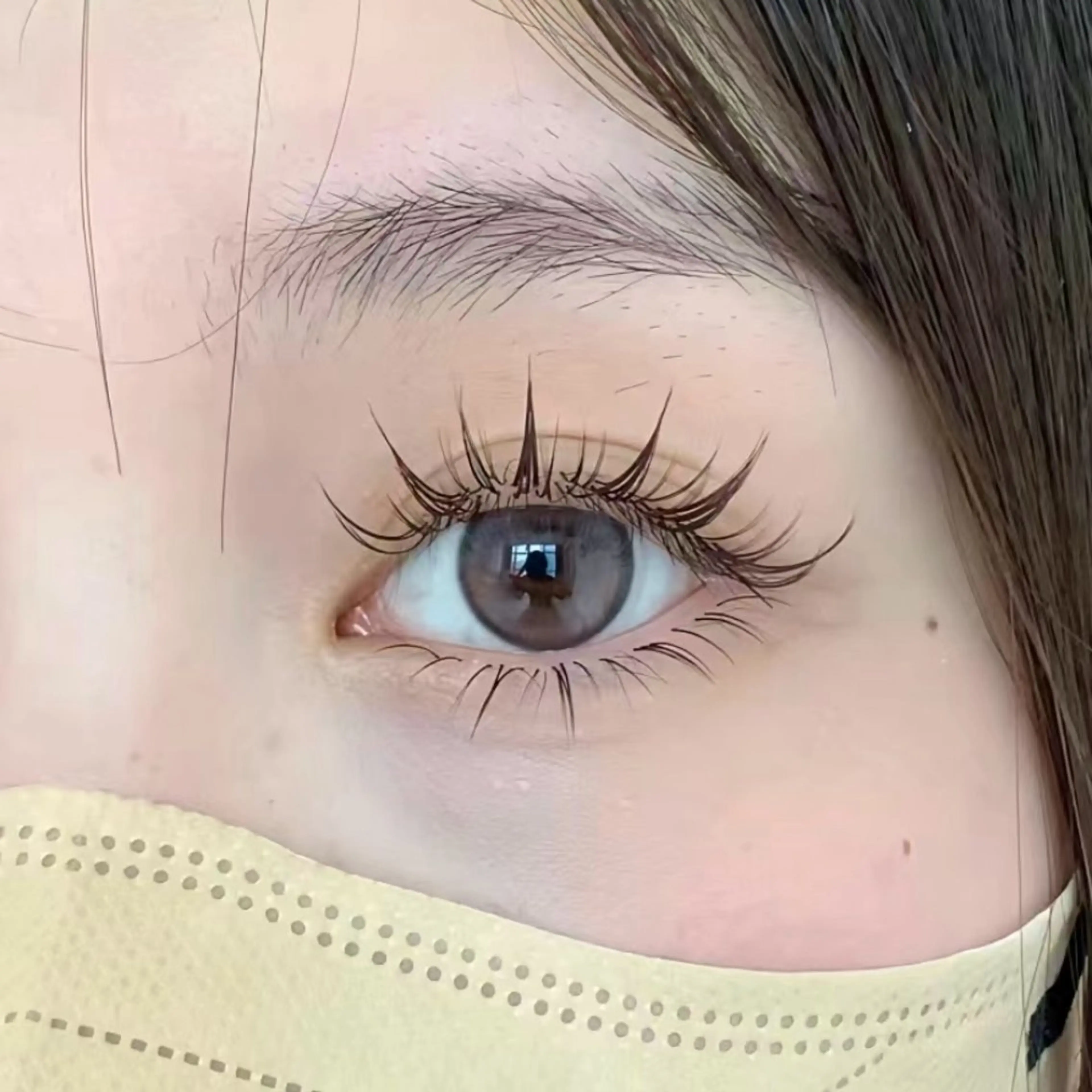 マツエク・マツパ 束感まつ毛 カラーマツエク フラットラッシュ パリジェンヌラッシュリフト まつげパーマ マツエク 🍓 KaNan🍓のマツエク・マツパデザイン