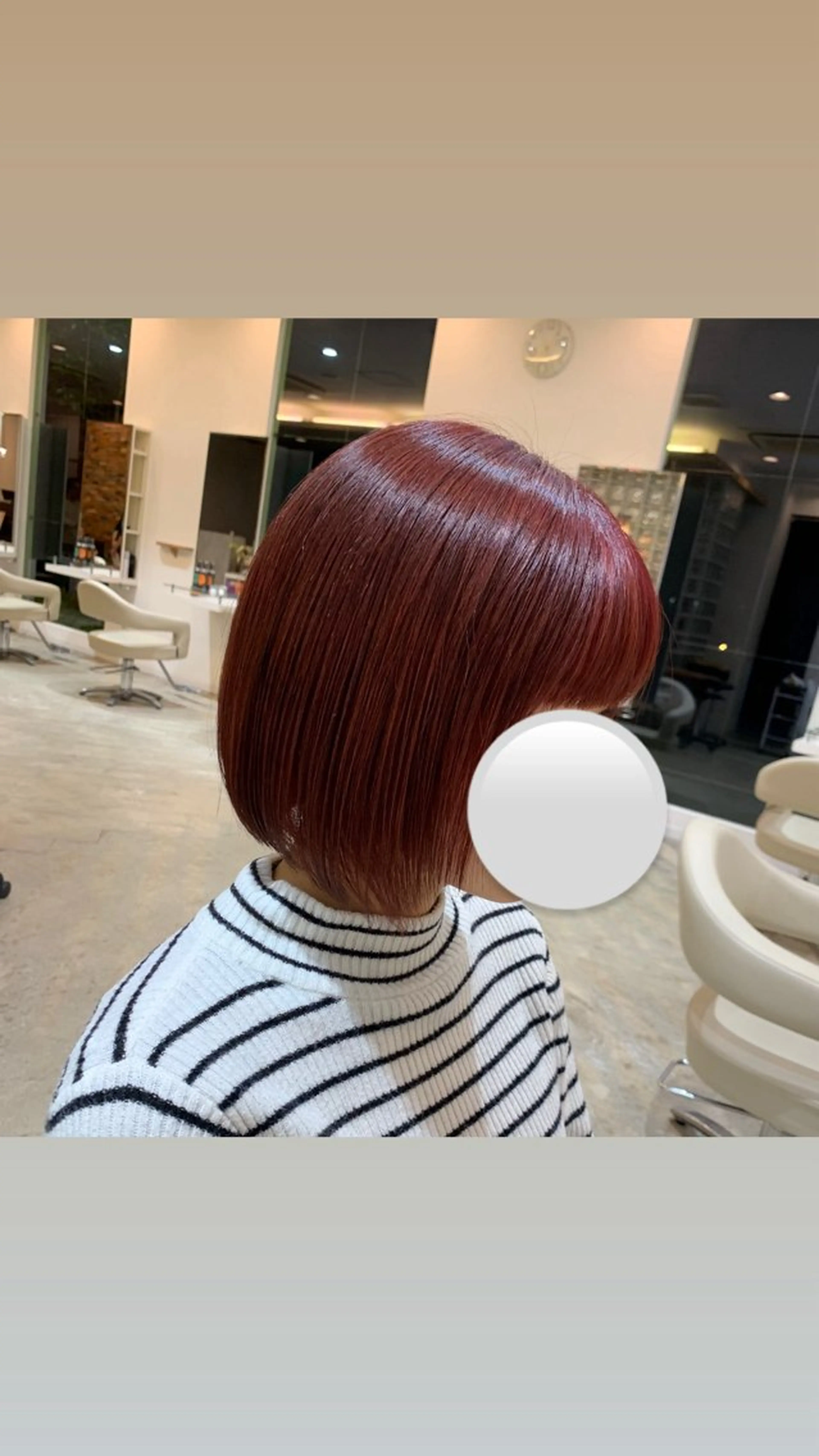 ショート カラー 佐藤 優里のヘアスタイル