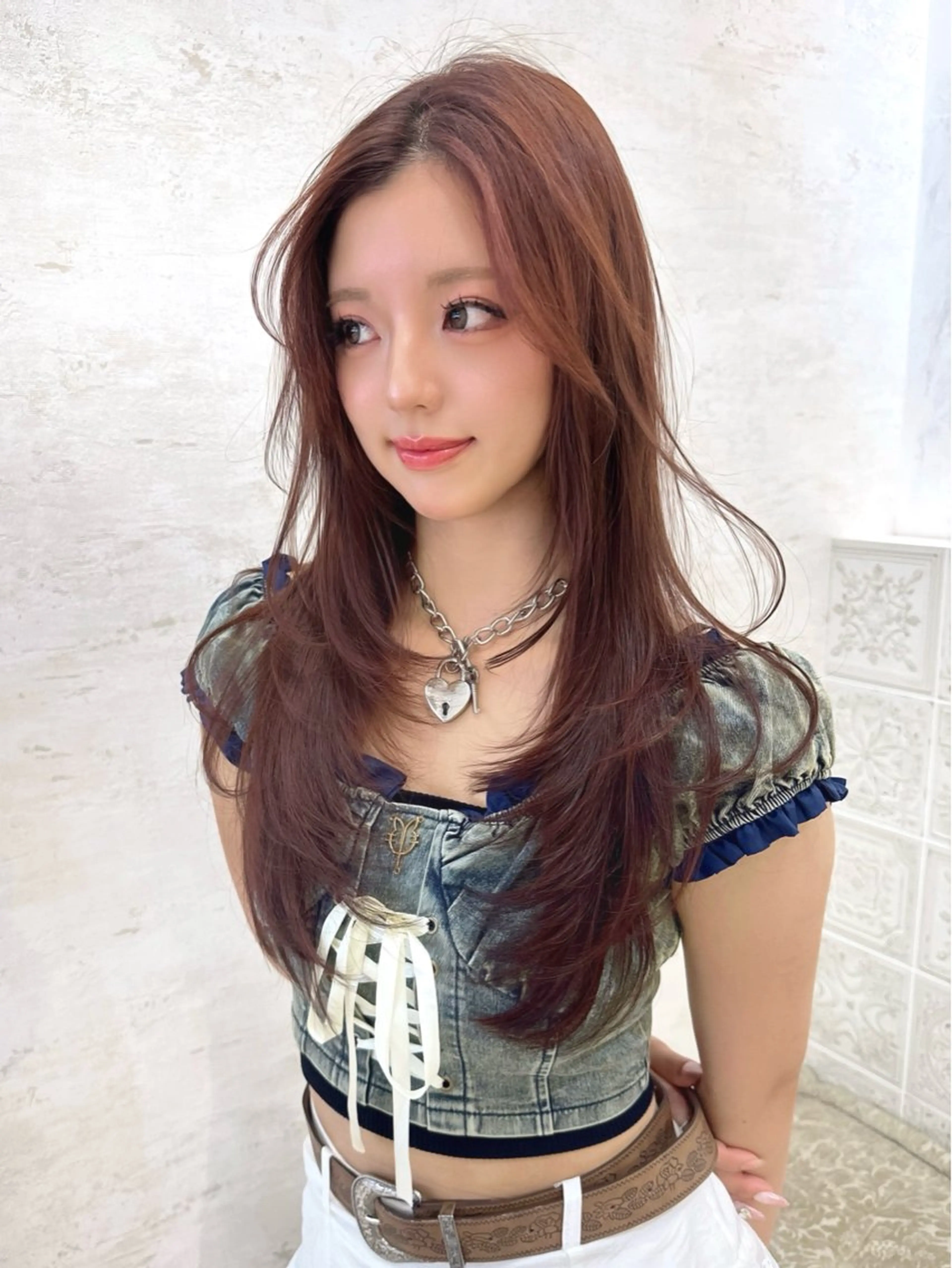 透明感カラー➕1stepトリートメント🌿の写真