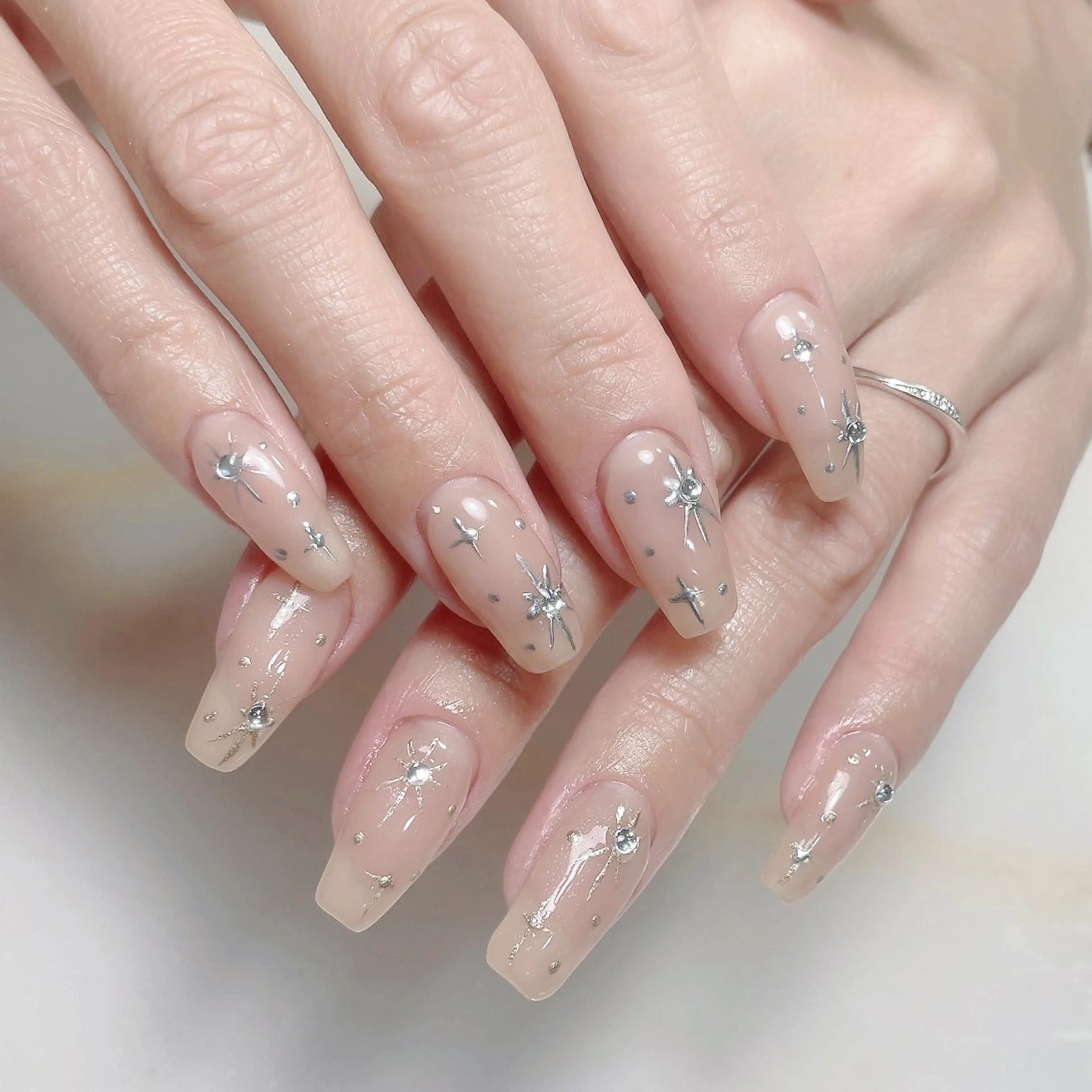 ネイル アートネイル フレンチネイル ジェルネイル グラデーション 韓国ネイル ハンドネイル 久保田 マリコのネイルデザイン