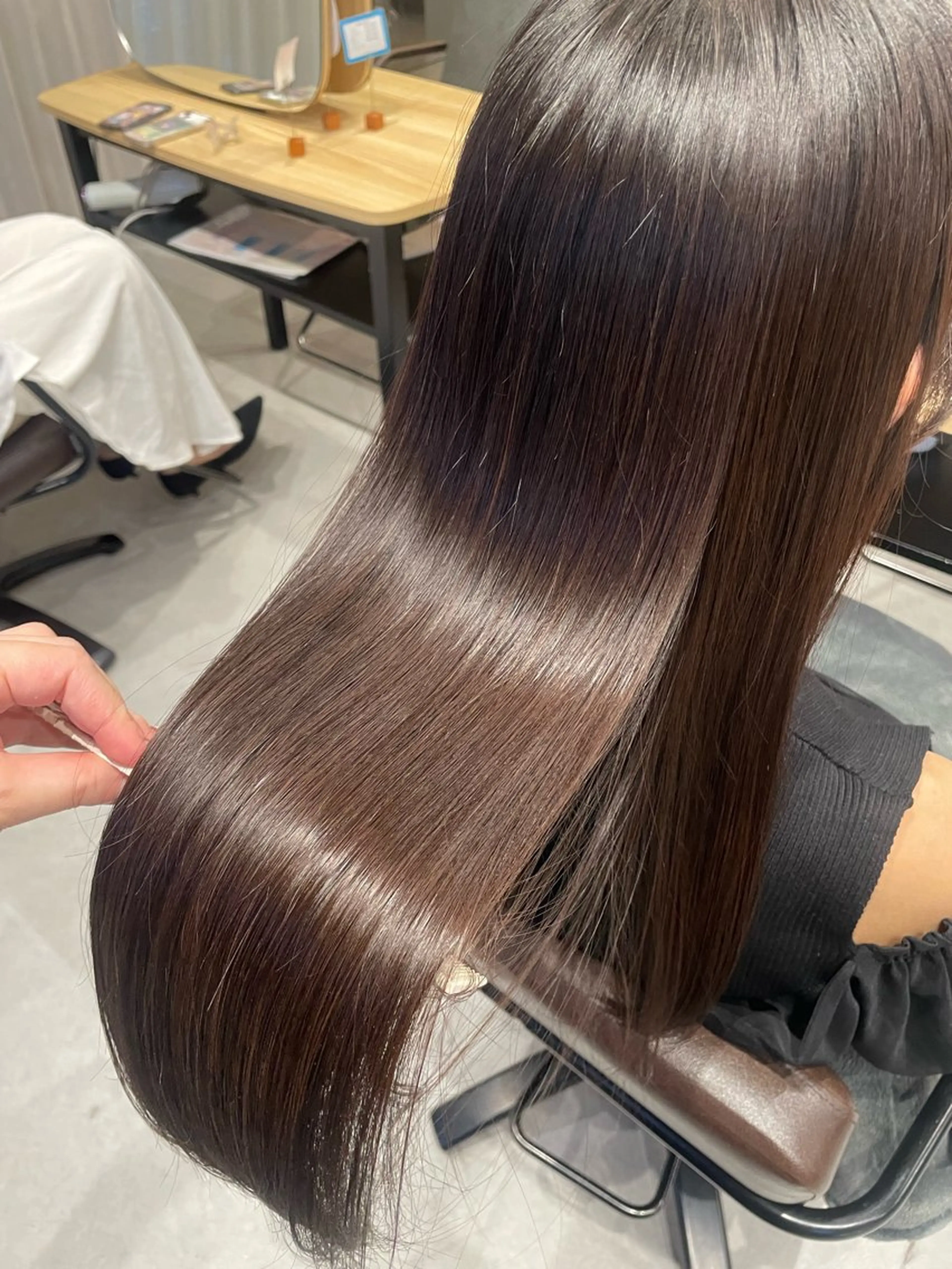 〖 🎀minimo限定価格🪄︎︎ 〗似合わせcut+髪質改善Aujua4.5step treatment🪞の写真